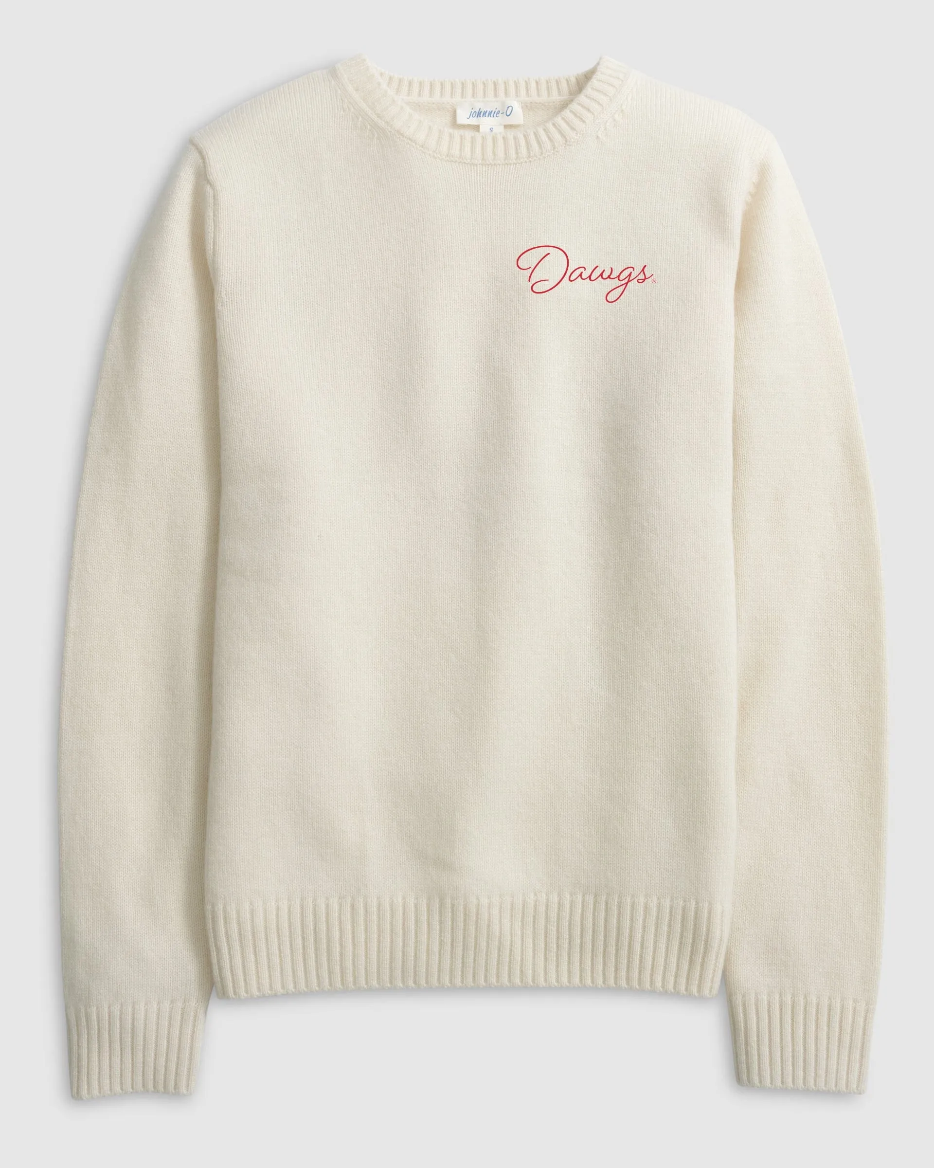 Women's Georgia Everyday Cashmere Blend Crewneck Sweater - Script Logo sold by Johnnie-O product image thumbnail 3