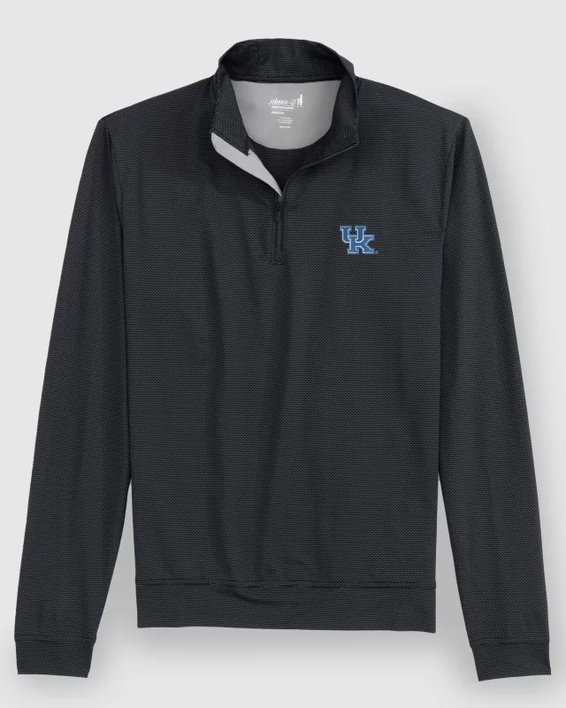 Kentucky Jamie Jacquard Stretch 1/4-Zip Pullover sold by Johnnie-O