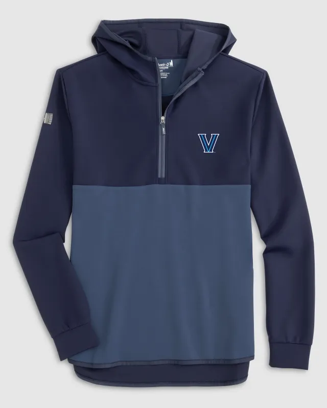 Villanova Iversons Performance Hooded 1/4-Zip sold by Johnnie-O