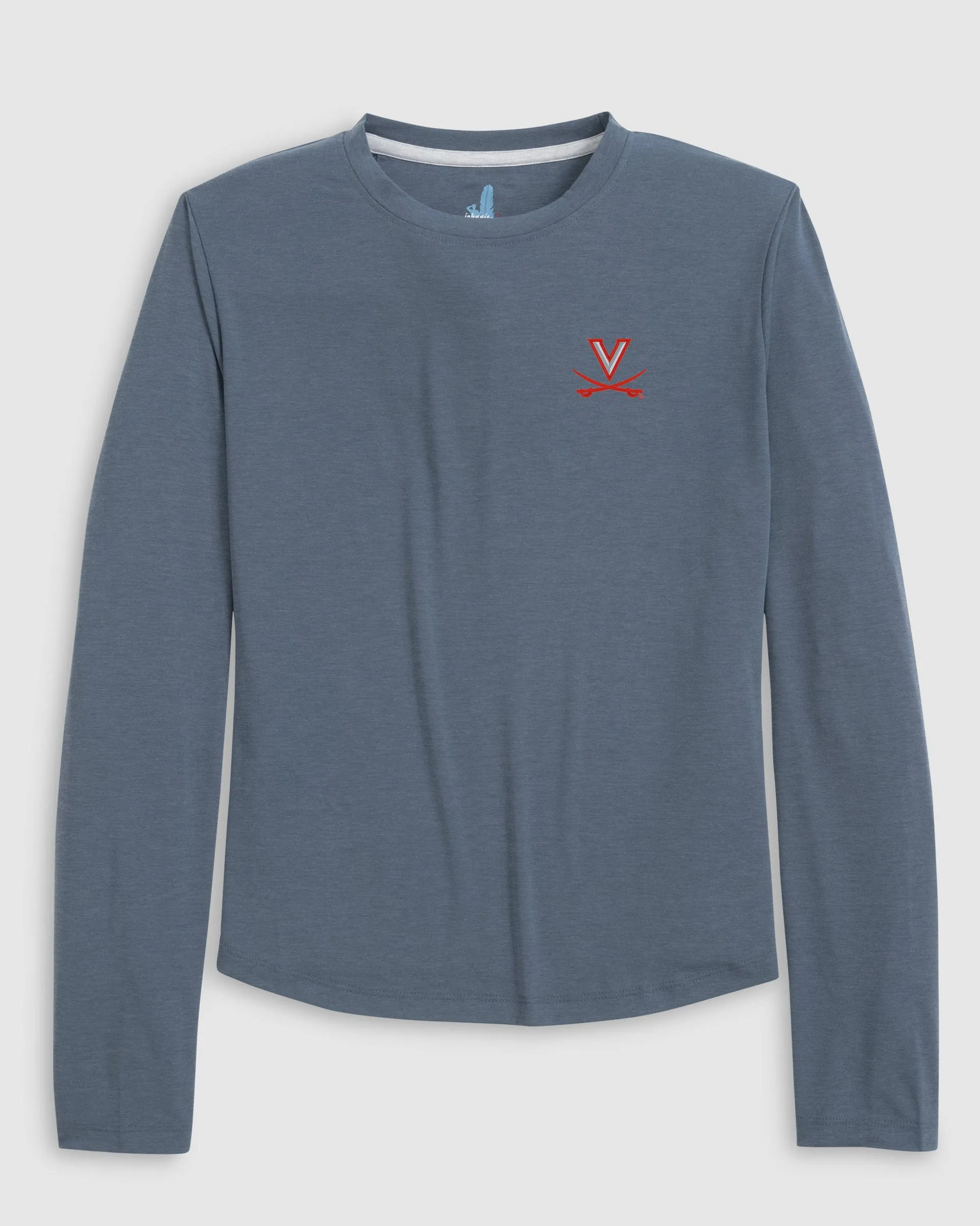 Women's Virginia Course Performance Long Sleeve T-Shirt sold by Johnnie-O