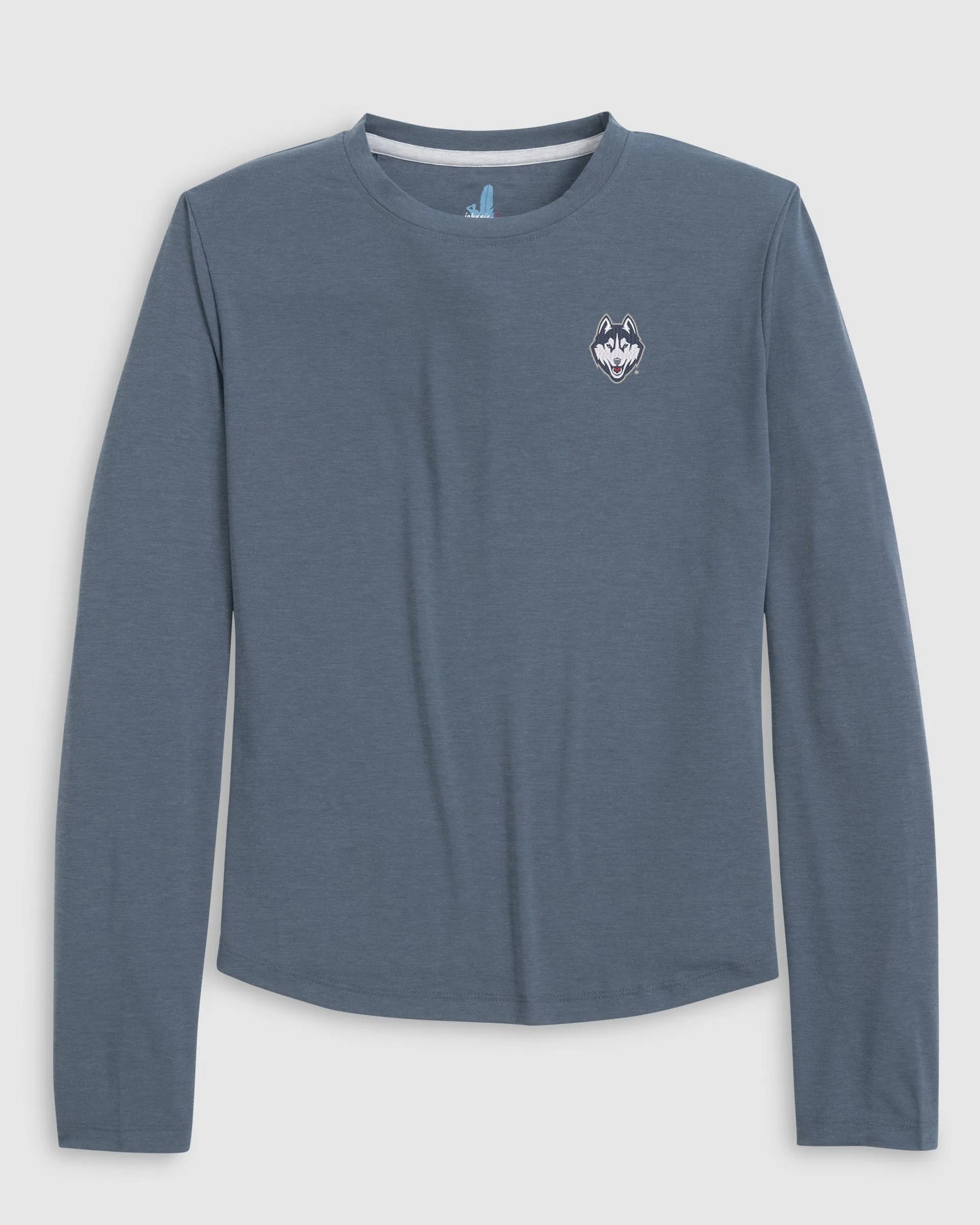 Women's UConn Course Performance Long Sleeve T-Shirt sold by Johnnie-O