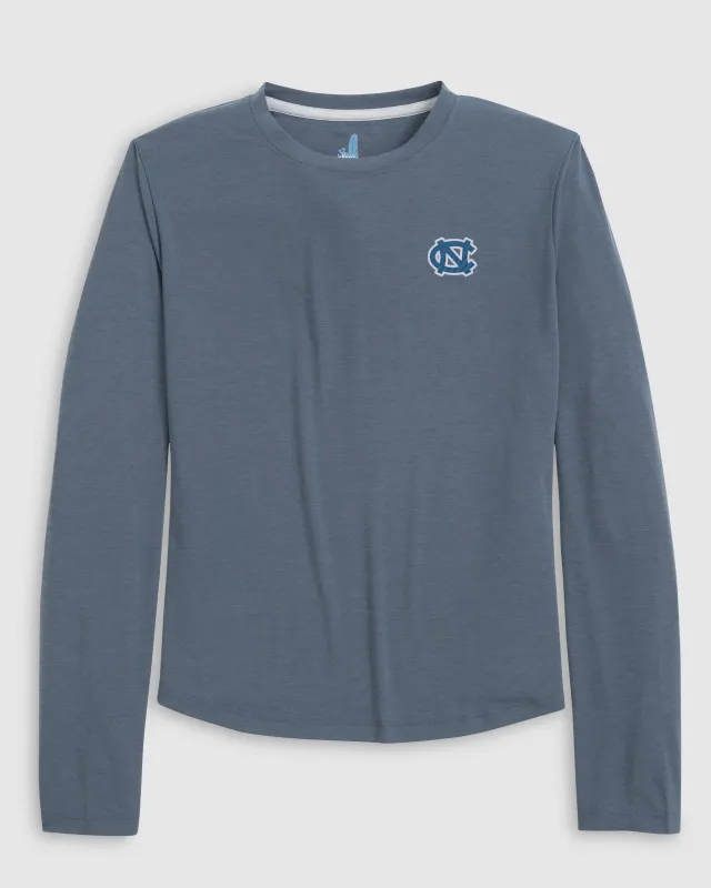 Women's North Carolina Course Performance Long Sleeve T-Shirt sold by Johnnie-O
