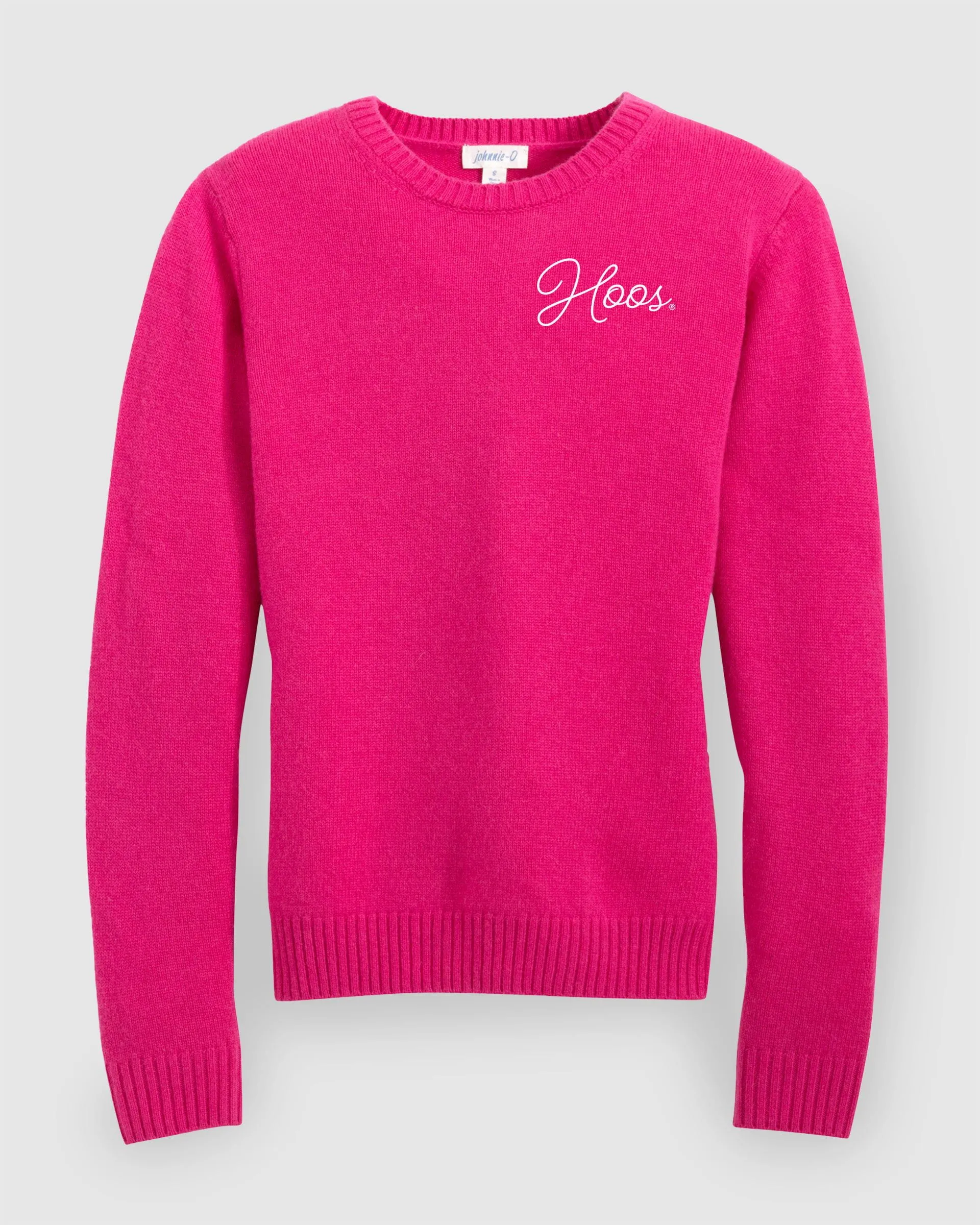 Women's Virginia Everyday Cashmere Blend Crewneck Sweater - Script Logo sold by Johnnie-O product image thumbnail 3