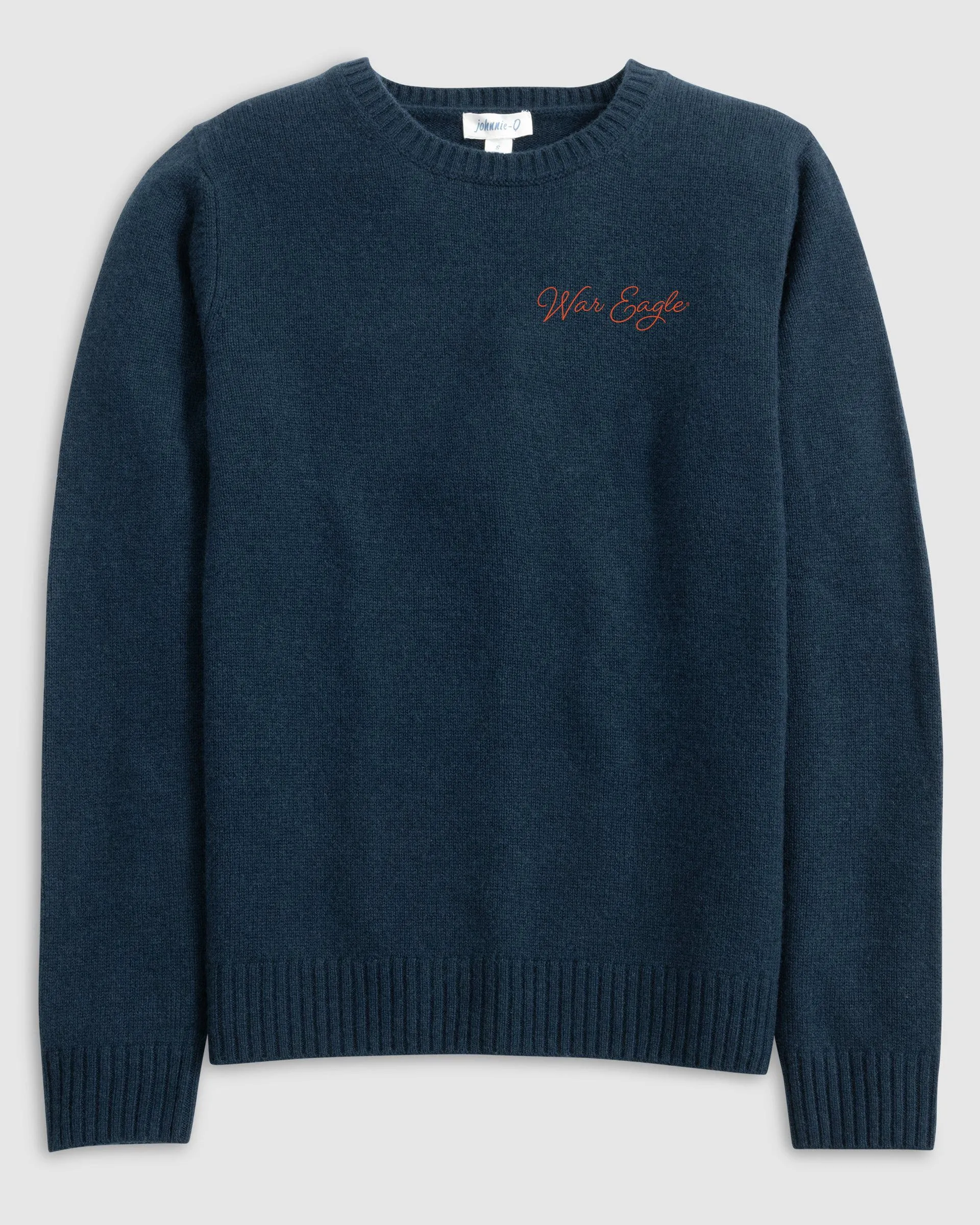 Women's Auburn Everyday Cashmere Blend Crewneck Sweater - Script Logo sold by Johnnie-O product image thumbnail 2