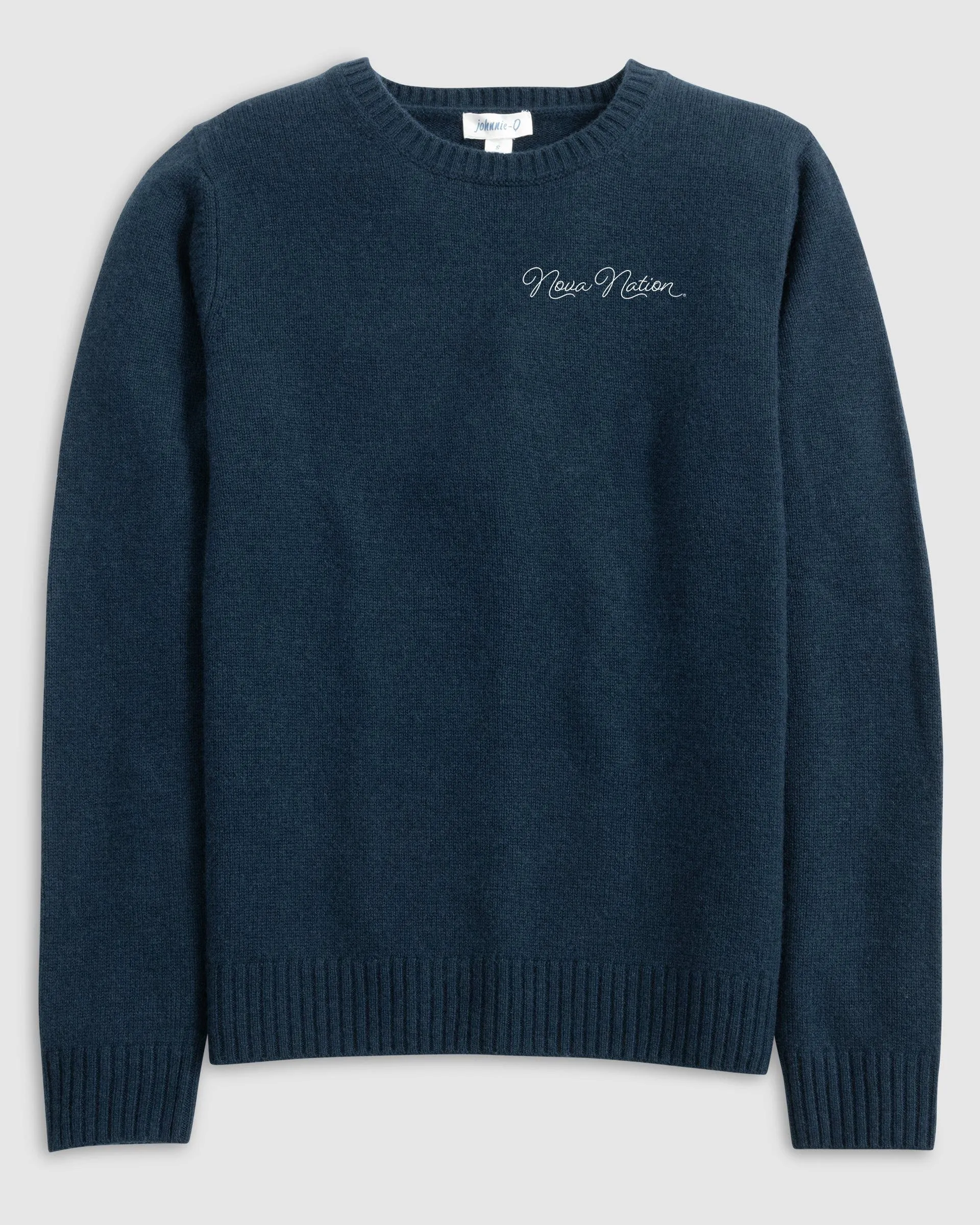 Women's Villanova Everyday Cashmere Blend Crewneck Sweater - Script Logo sold by Johnnie-O product image thumbnail 2