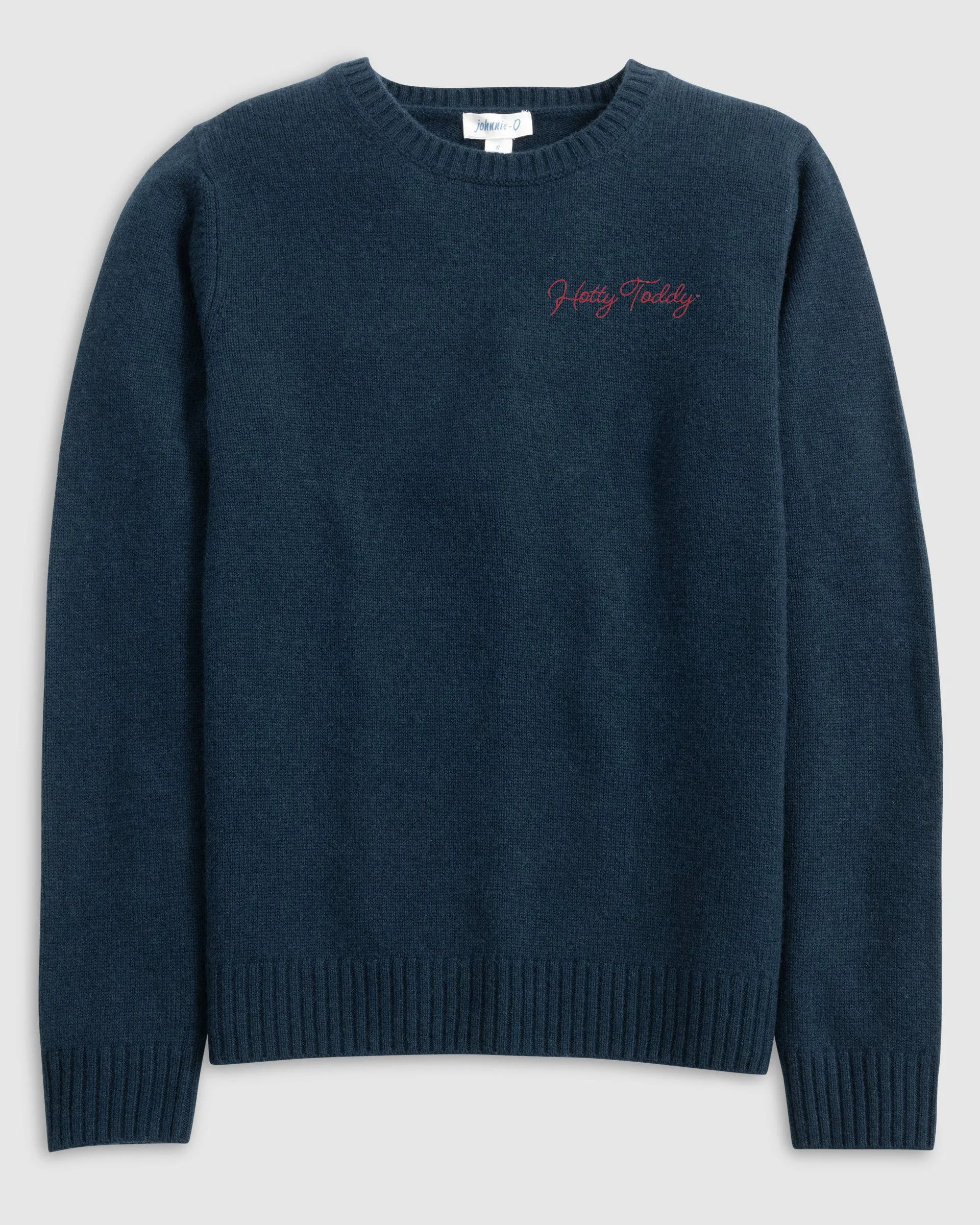 Women's Ole Miss Everyday Cashmere Blend Crewneck Sweater - Script Logo sold by Johnnie-O product image thumbnail 2