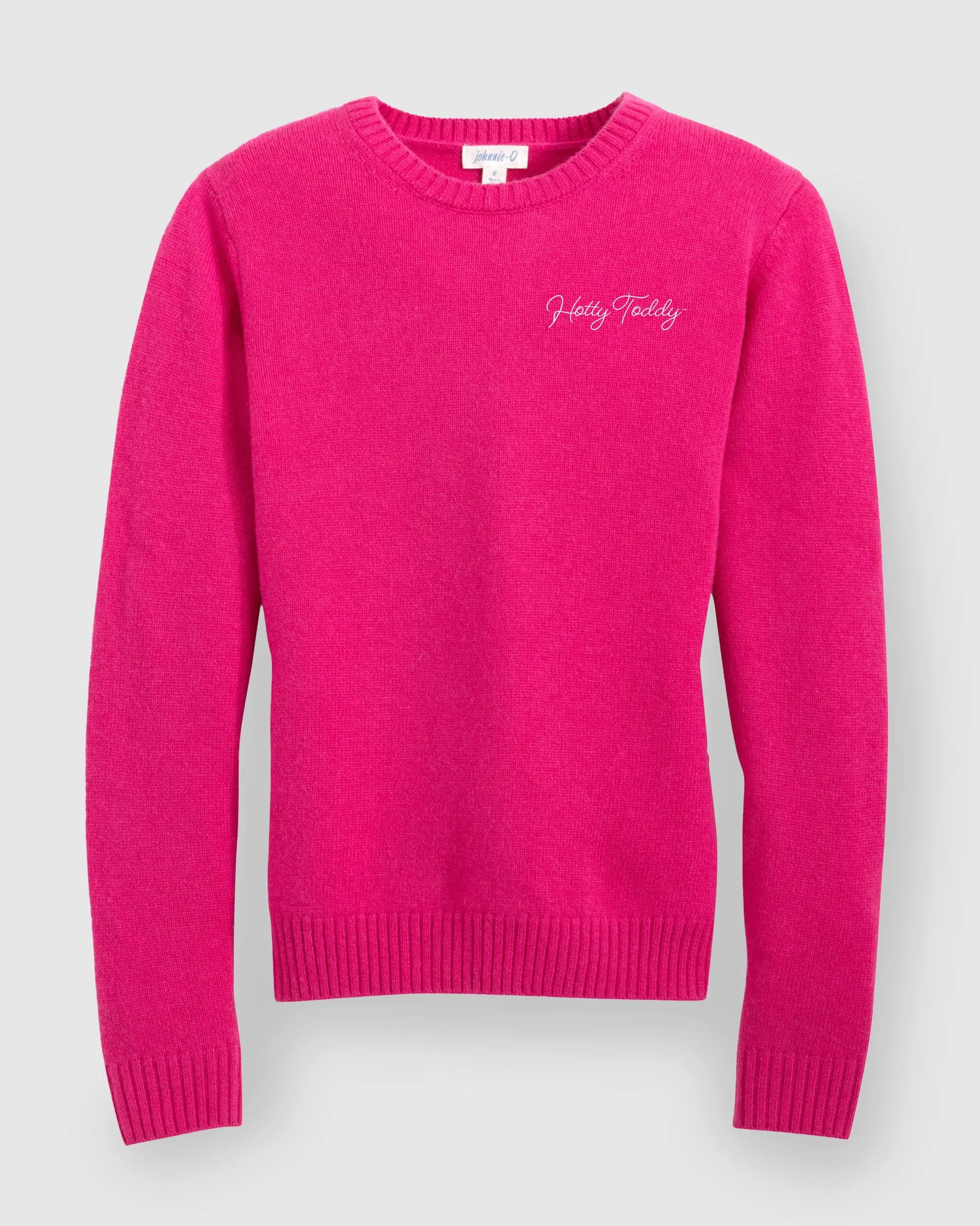 Women's Ole Miss Everyday Cashmere Blend Crewneck Sweater - Script Logo sold by Johnnie-O product image thumbnail 3