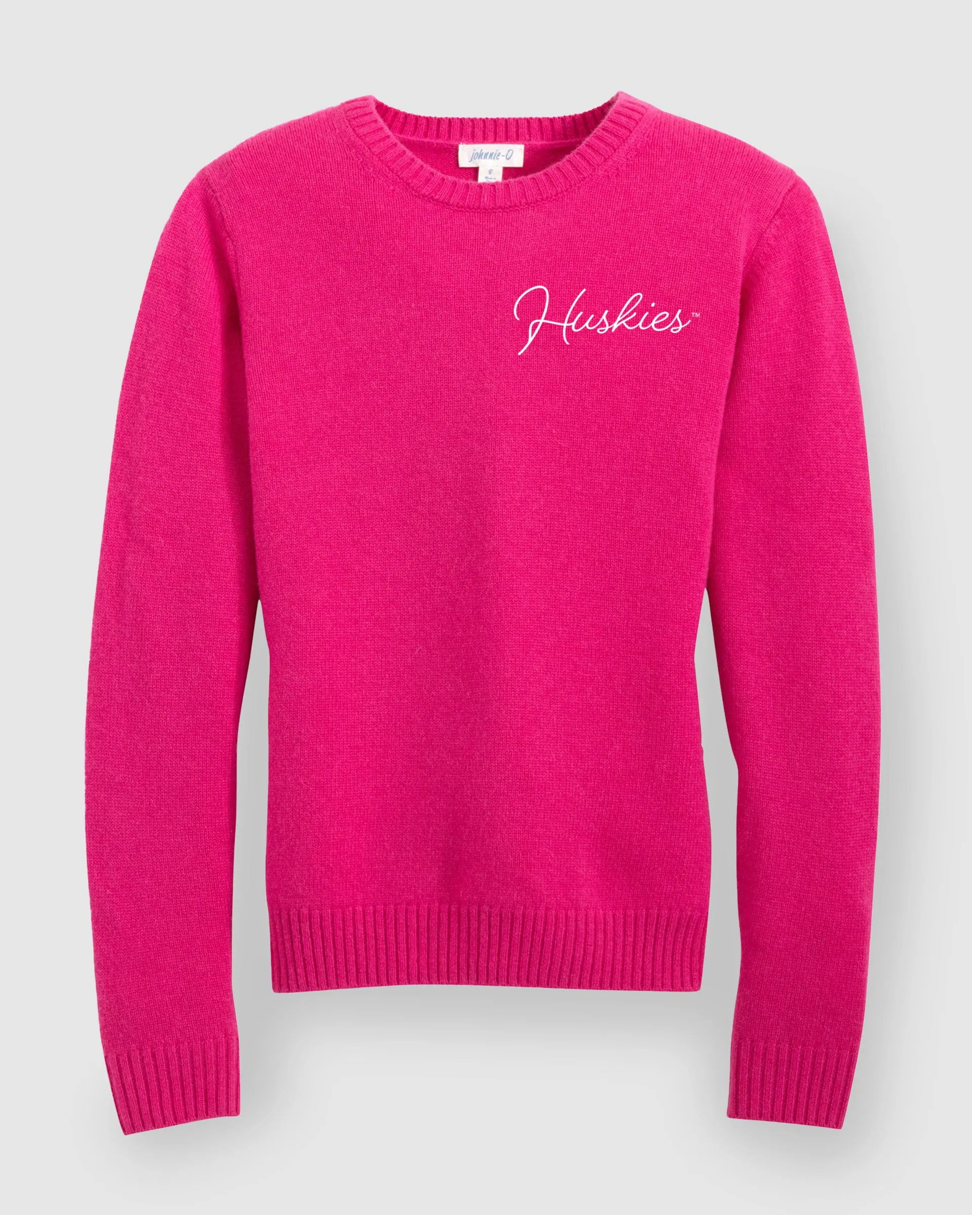 Women's UConn Everyday Cashmere Blend Crewneck Sweater - Script Logo sold by Johnnie-O product image thumbnail 3