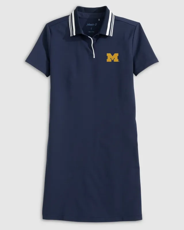 Women's Michigan Tessa Performance Golf Dress sold by Johnnie-O