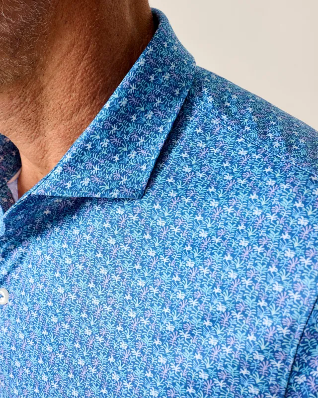 Performance Jersey Polo - Floral Reef sold by Johnnie-O