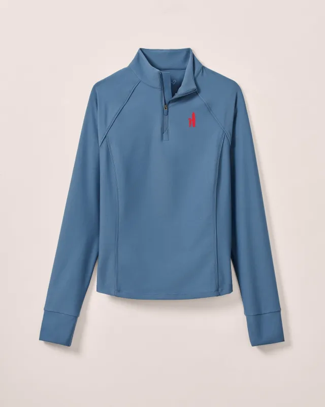 Women's Custom Surfer Logo Jasmine Performance 1/4 Zip sold by Johnnie-O