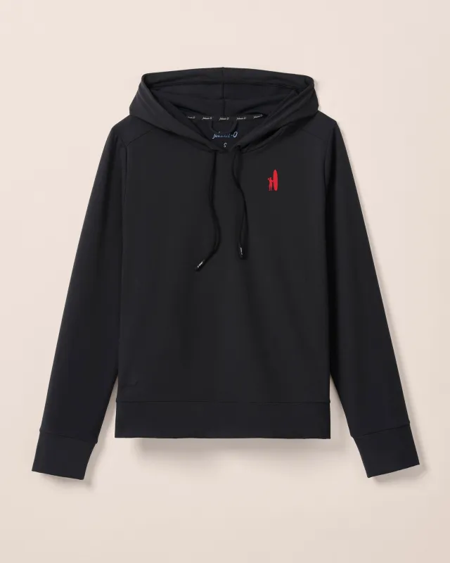Women's Custom Surfer Logo Nalla Performance Hoodie sold by Johnnie-O