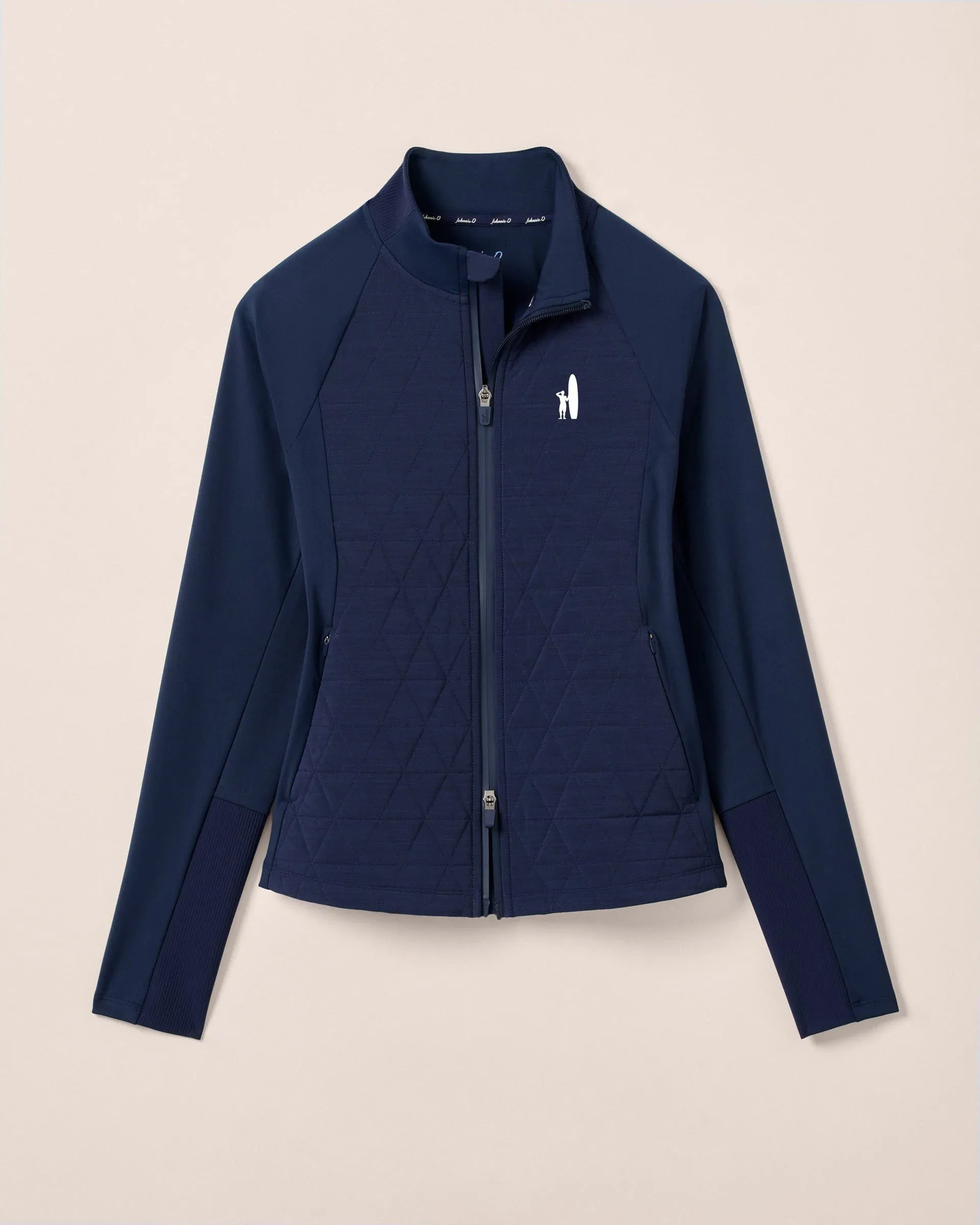 Women's Custom Surfer Logo Hannah Performance Mixed Media Jacket sold by Johnnie-O