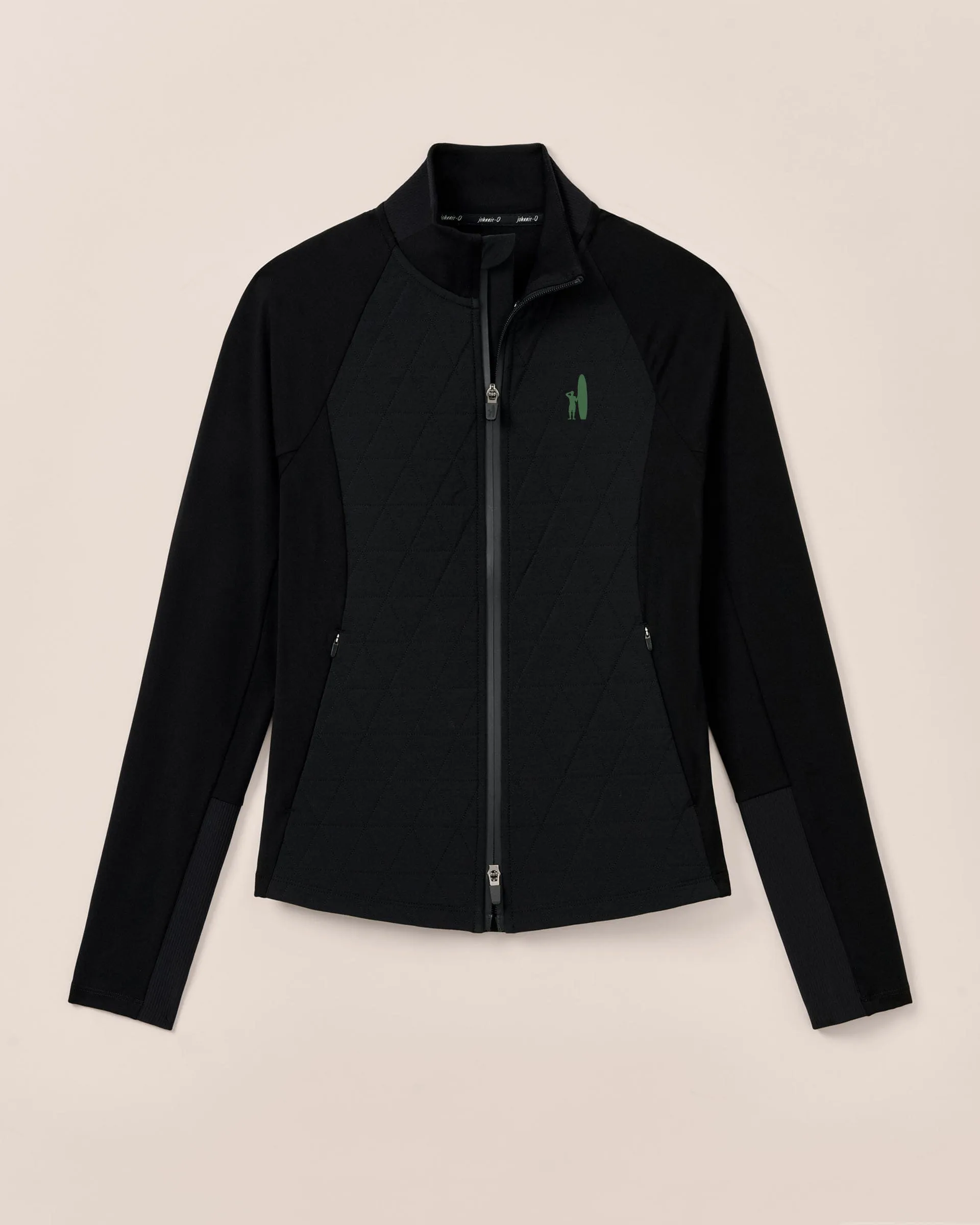 Women's Custom Surfer Logo Hannah Performance Mixed Media Jacket sold by Johnnie-O product image thumbnail 3