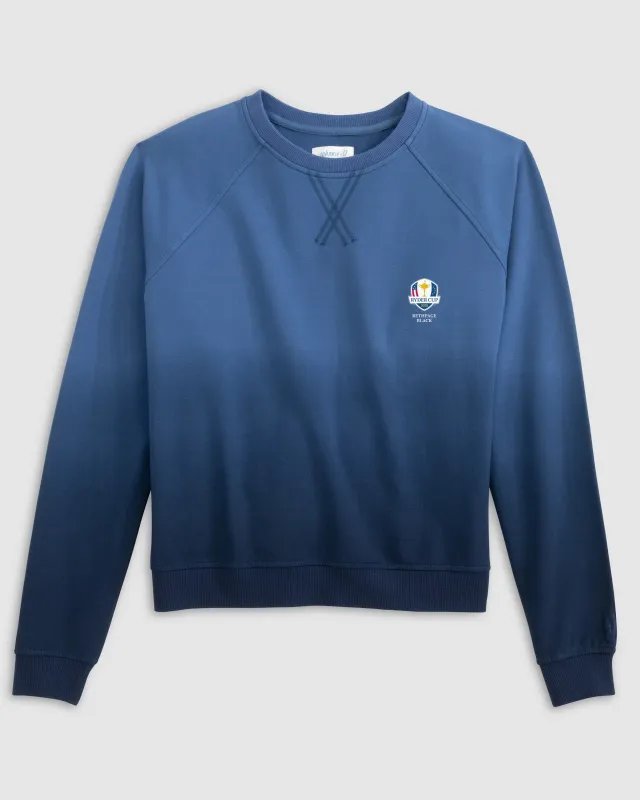 Women's Ryder Cup Sophia Lightweight Terry Crewneck Sweatshirt sold by Johnnie-O