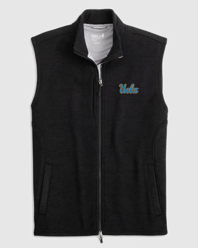 UCLA Denalis Performance Fleece Vest sold by Johnnie-O