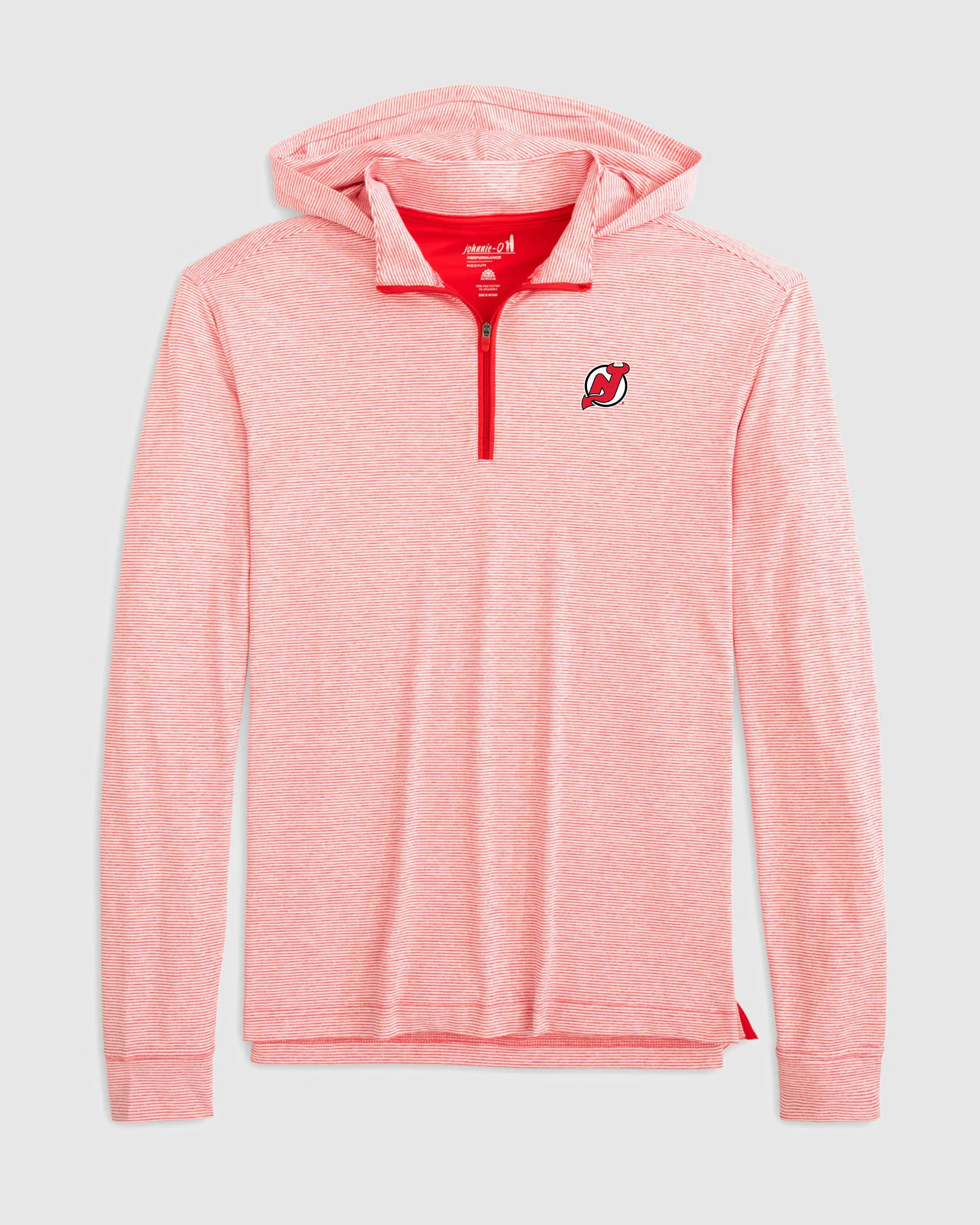 New Jersey Devils Hybrid Performance 1/4 Zip Hoodie sold by Johnnie-O product image thumbnail 3