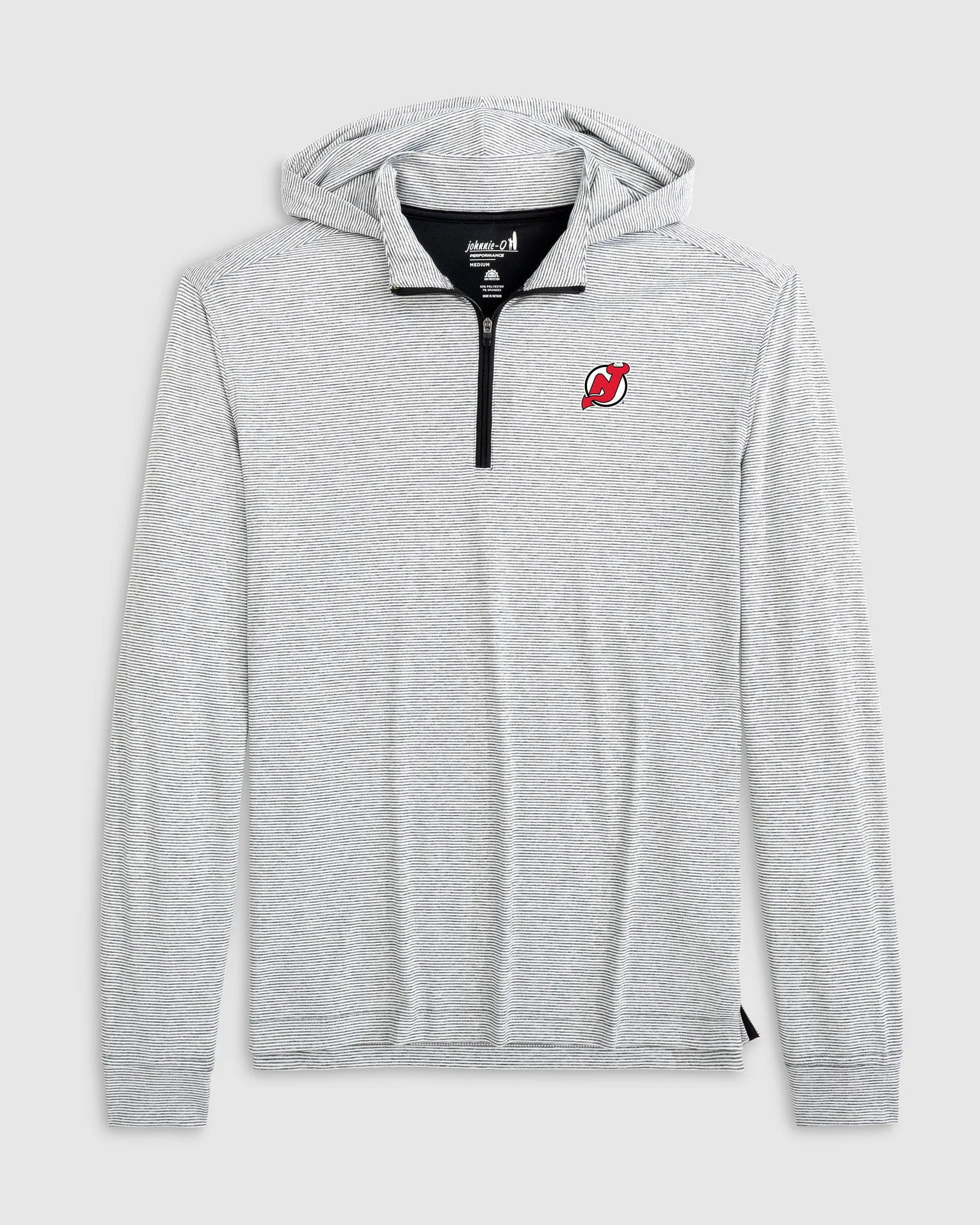 New Jersey Devils Hybrid Performance 1/4 Zip Hoodie sold by Johnnie-O product image thumbnail 2