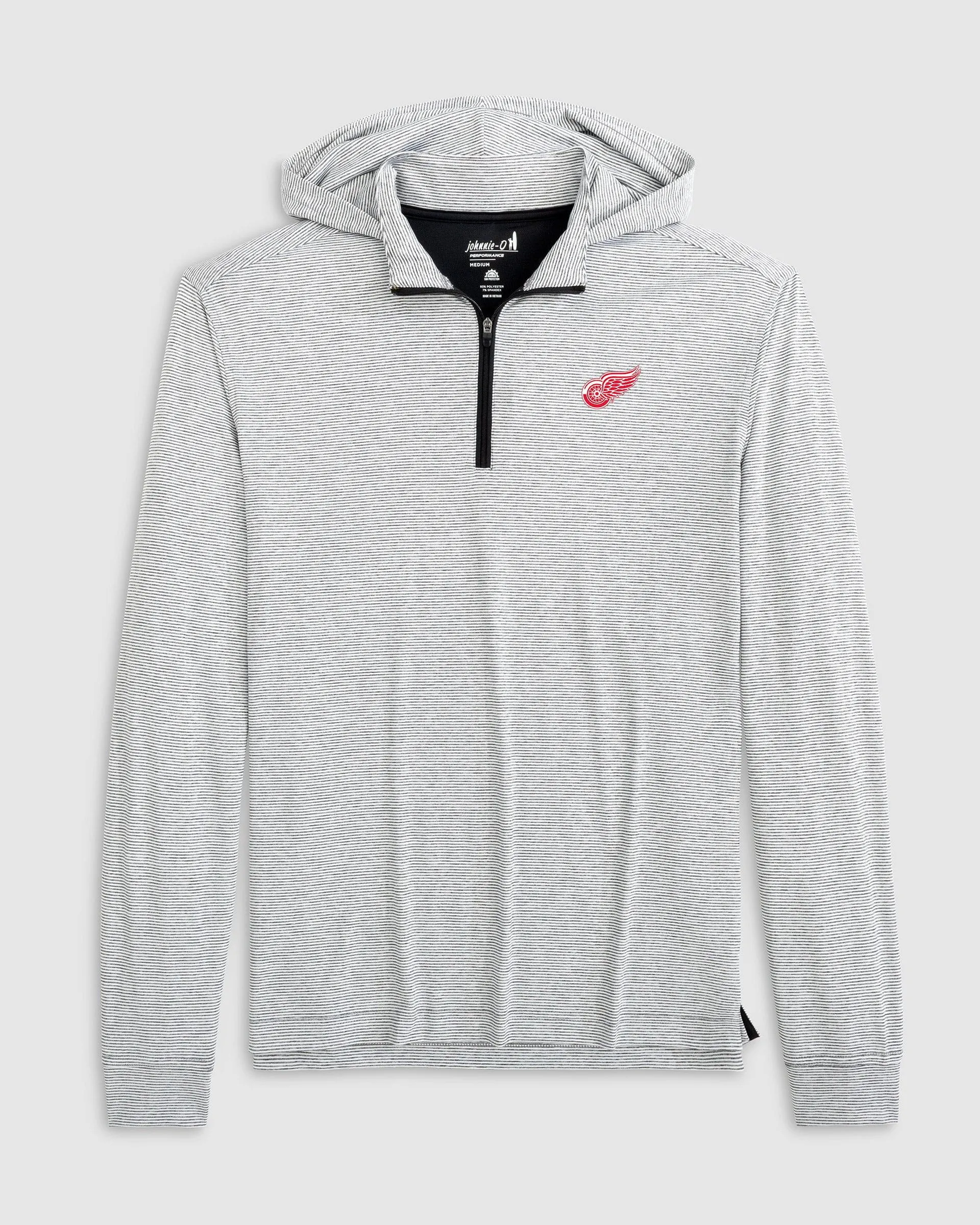 Detroit Red Wings Hybrid Performance 1/4 Zip Hoodie sold by Johnnie-O product image thumbnail 2