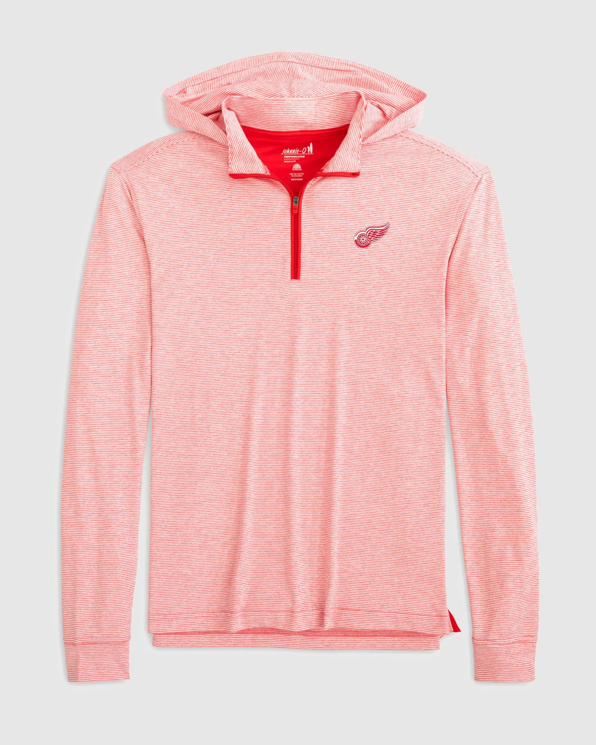 Detroit Red Wings Hybrid Performance 1/4 Zip Hoodie sold by Johnnie-O product image thumbnail 3