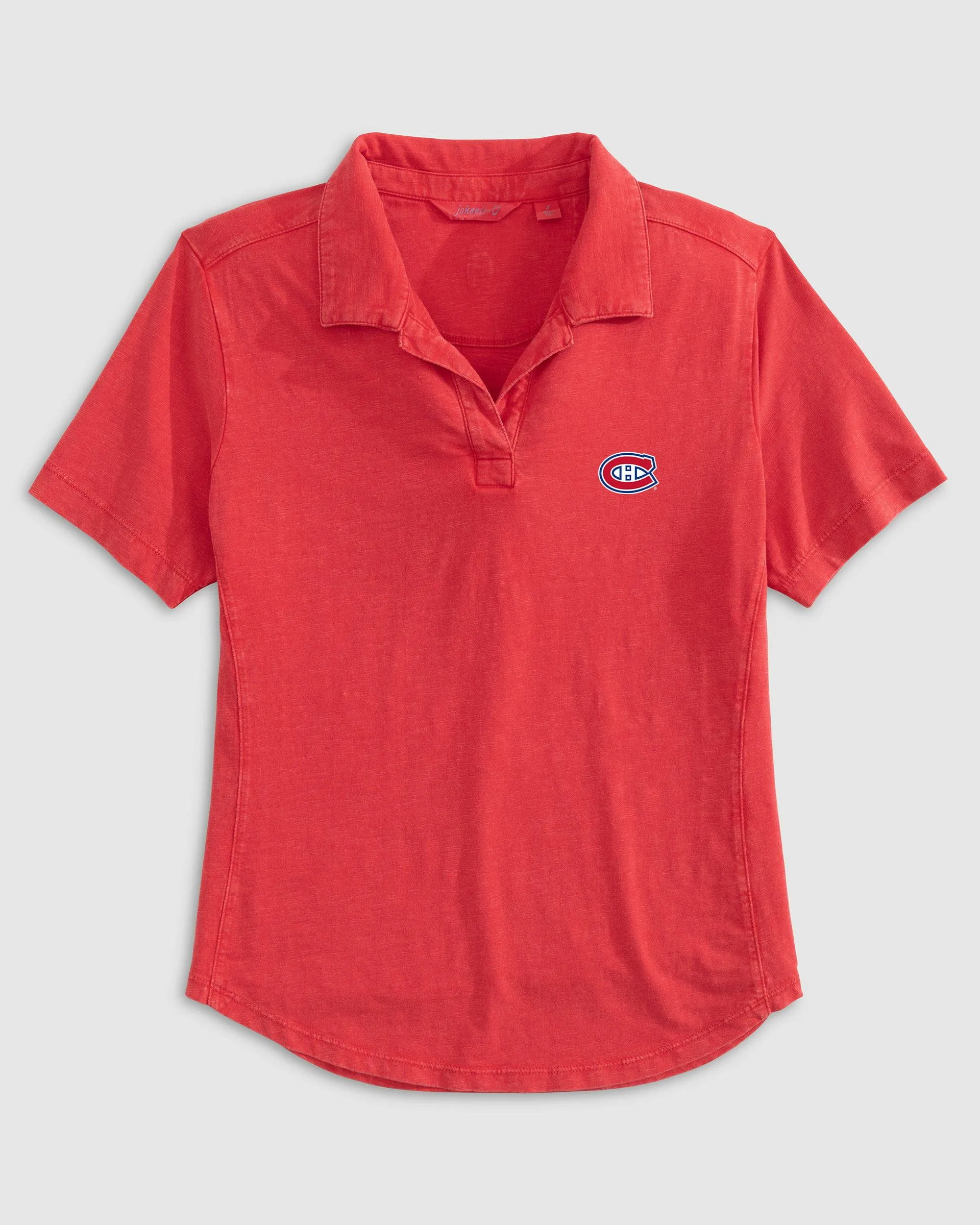 Women's Montreal Canadiens Coastal Wash Polo sold by Johnnie-O product image thumbnail 2