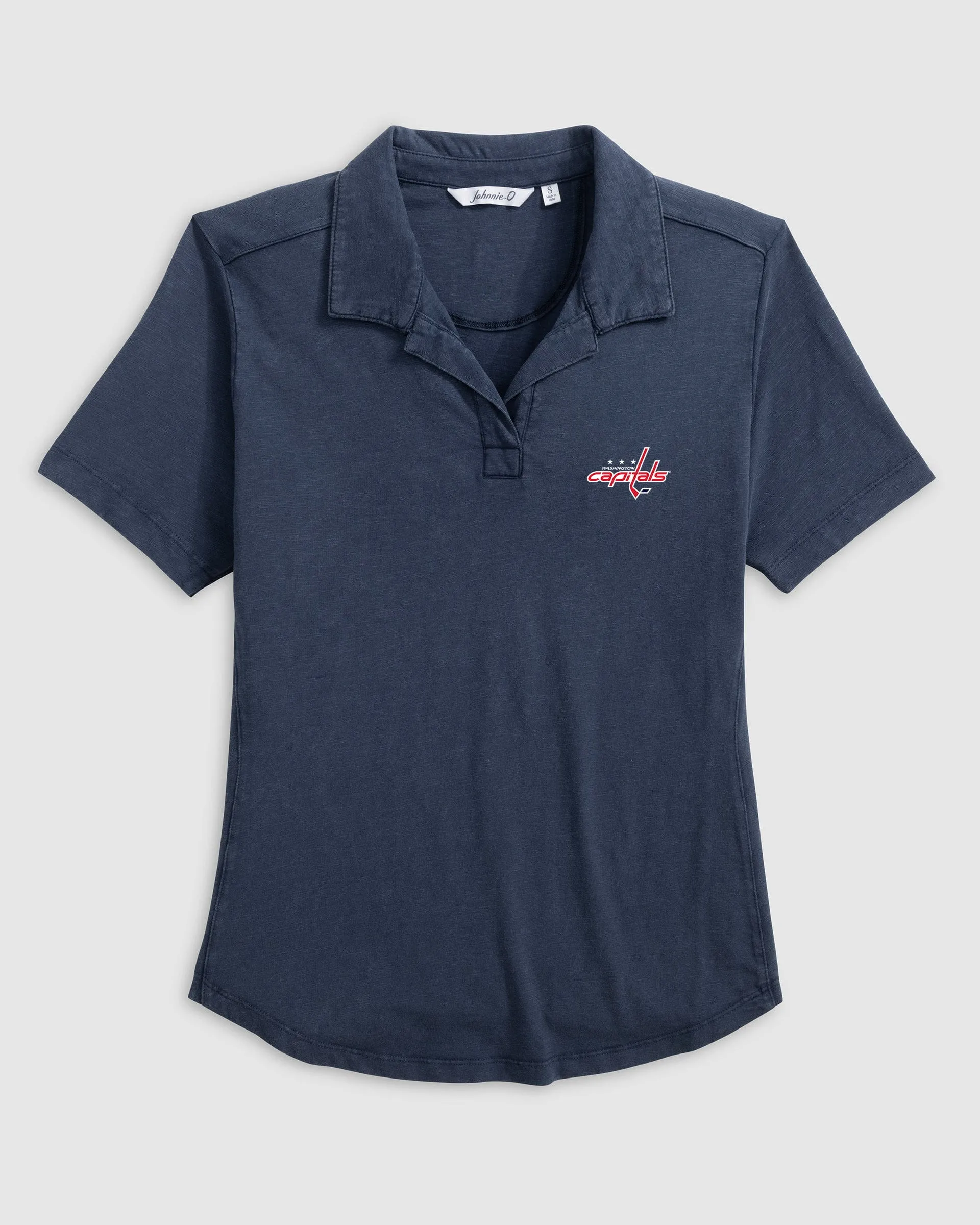 Women's Washington Capitals Coastal Wash Polo sold by Johnnie-O
