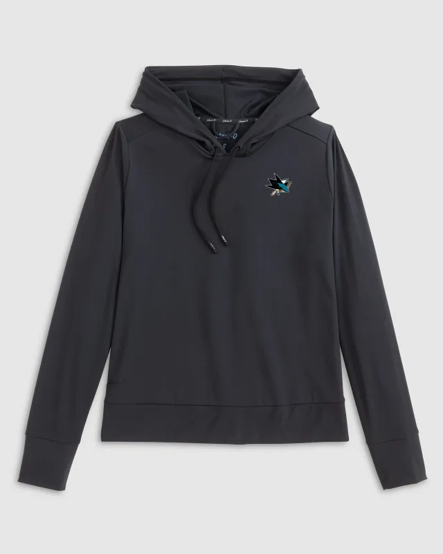 Women's San Jose Sharks Nalla Performance Hoodie sold by Johnnie-O