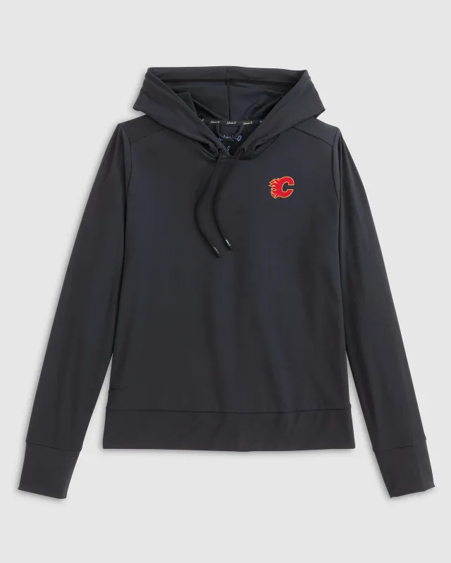 Women's Calgary Flames Nalla Performance Hoodie sold by Johnnie-O