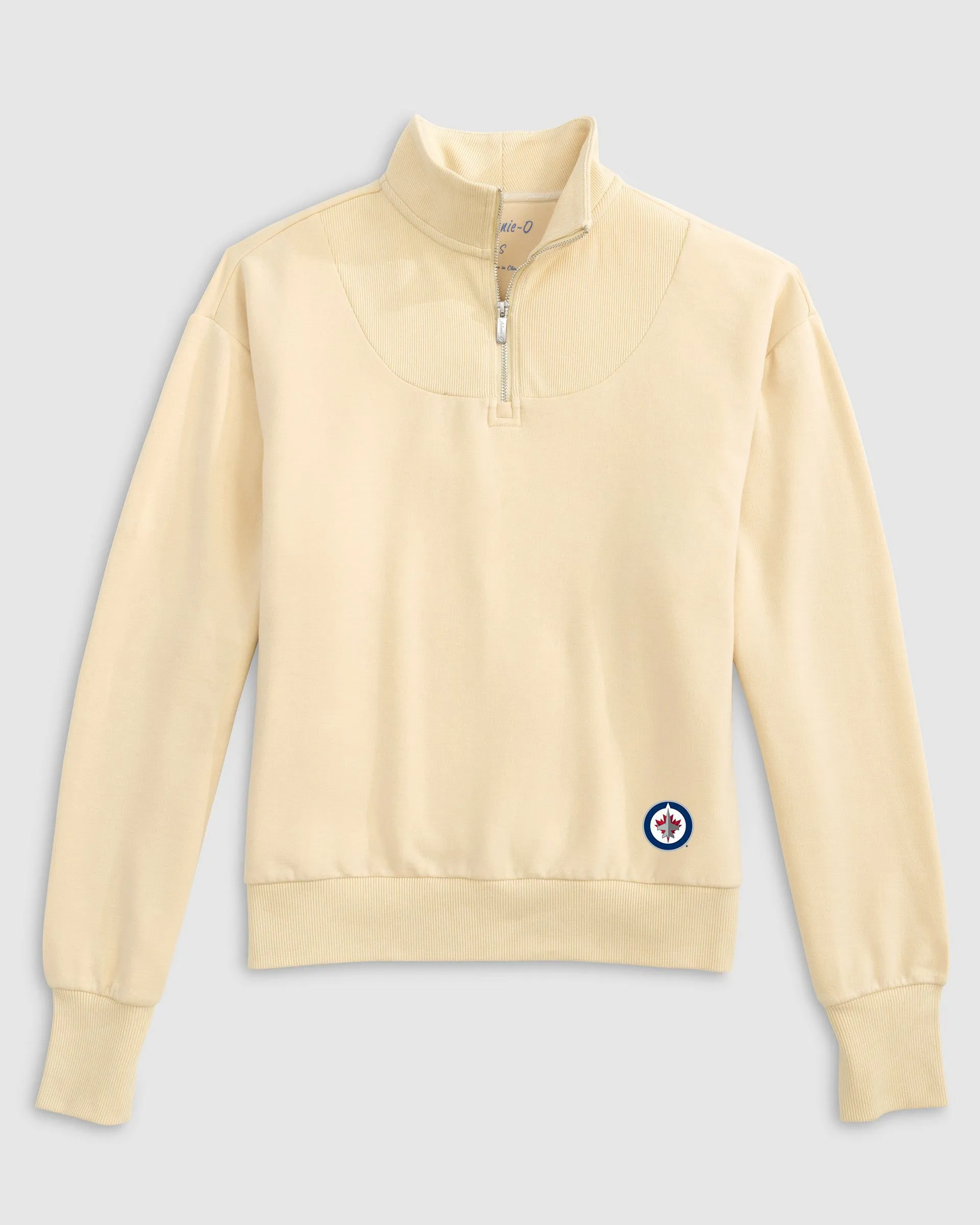 Women's Winnipeg Jets Naomi Rib Knit 1/4 Zip sold by Johnnie-O product image thumbnail 3