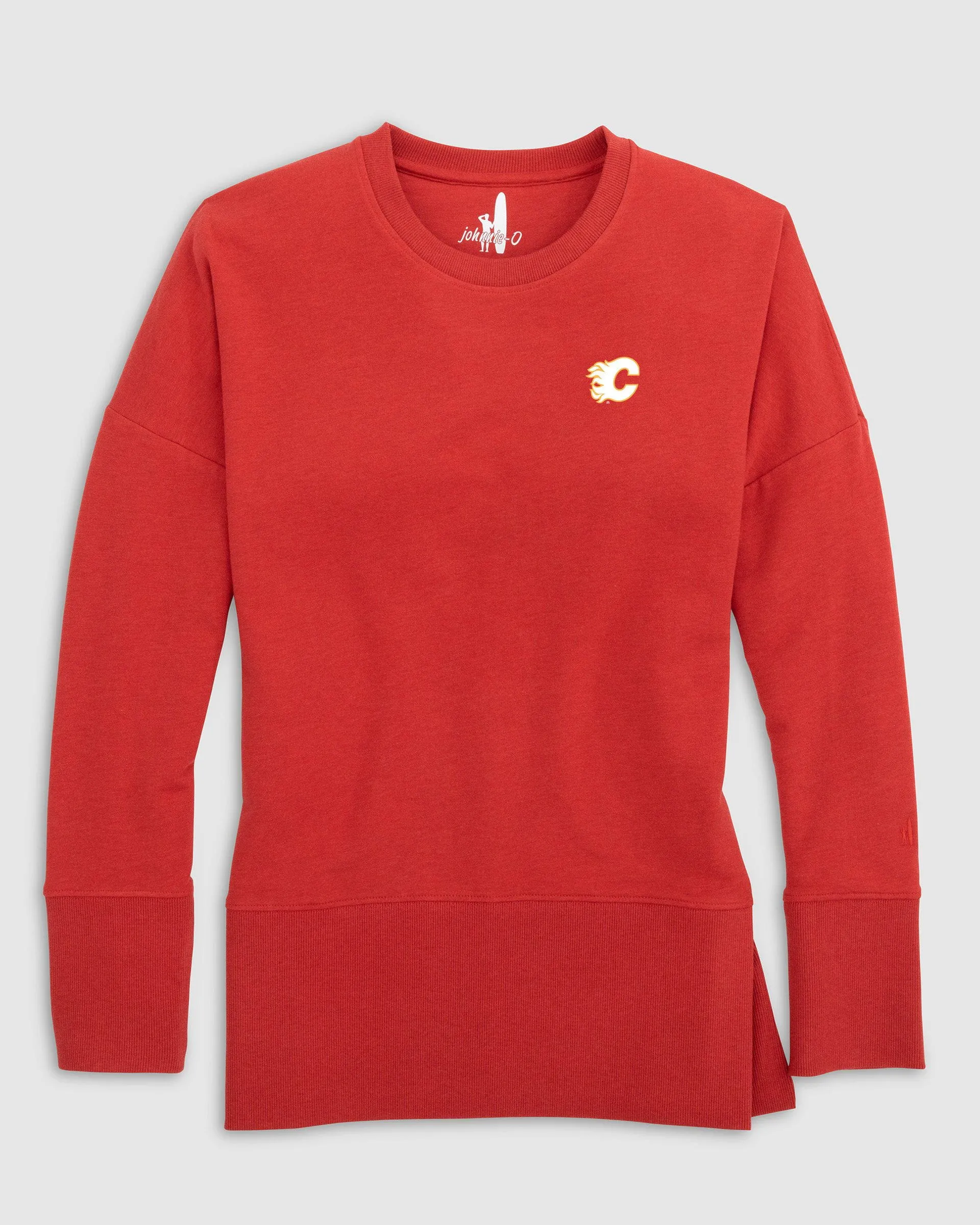 Women's Calgary Flames Brittany Crewneck Sweatshirt sold by Johnnie-O product image thumbnail 3
