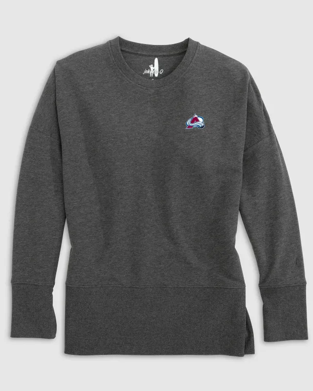 Women's Colorado Avalanche Brittany Crewneck Sweatshirt sold by Johnnie-O