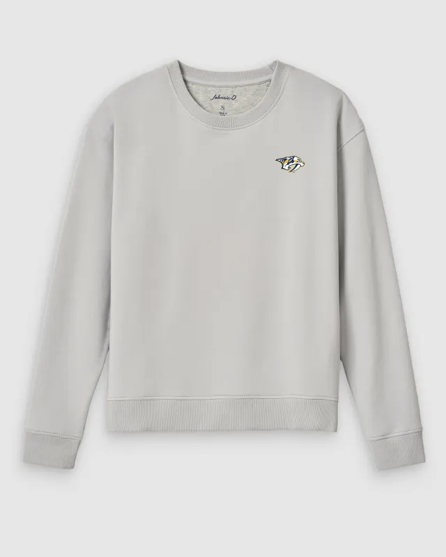Women's Nashville Predators Penny Crewneck Sweatshirt sold by Johnnie-O