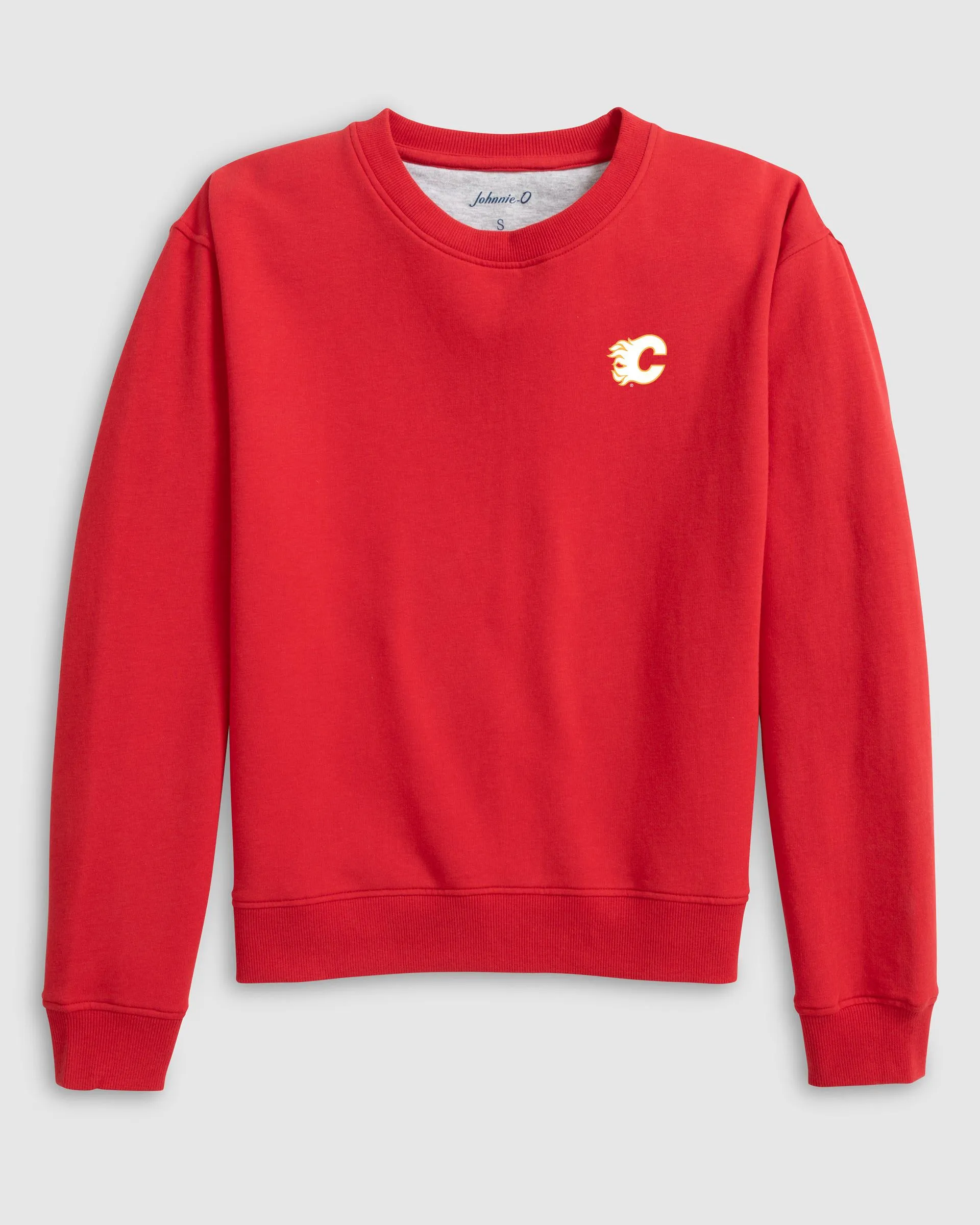 Women's Calgary Flames Penny Crewneck Sweatshirt sold by Johnnie-O product image thumbnail 4
