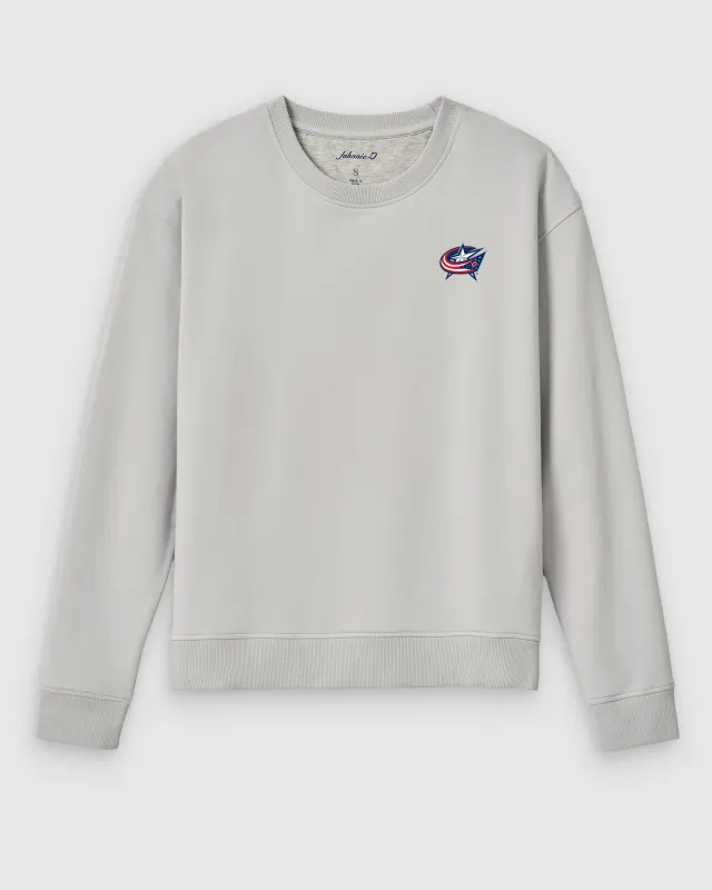 Women's Columbus Blue Jackets Penny Crewneck Sweatshirt sold by Johnnie-O