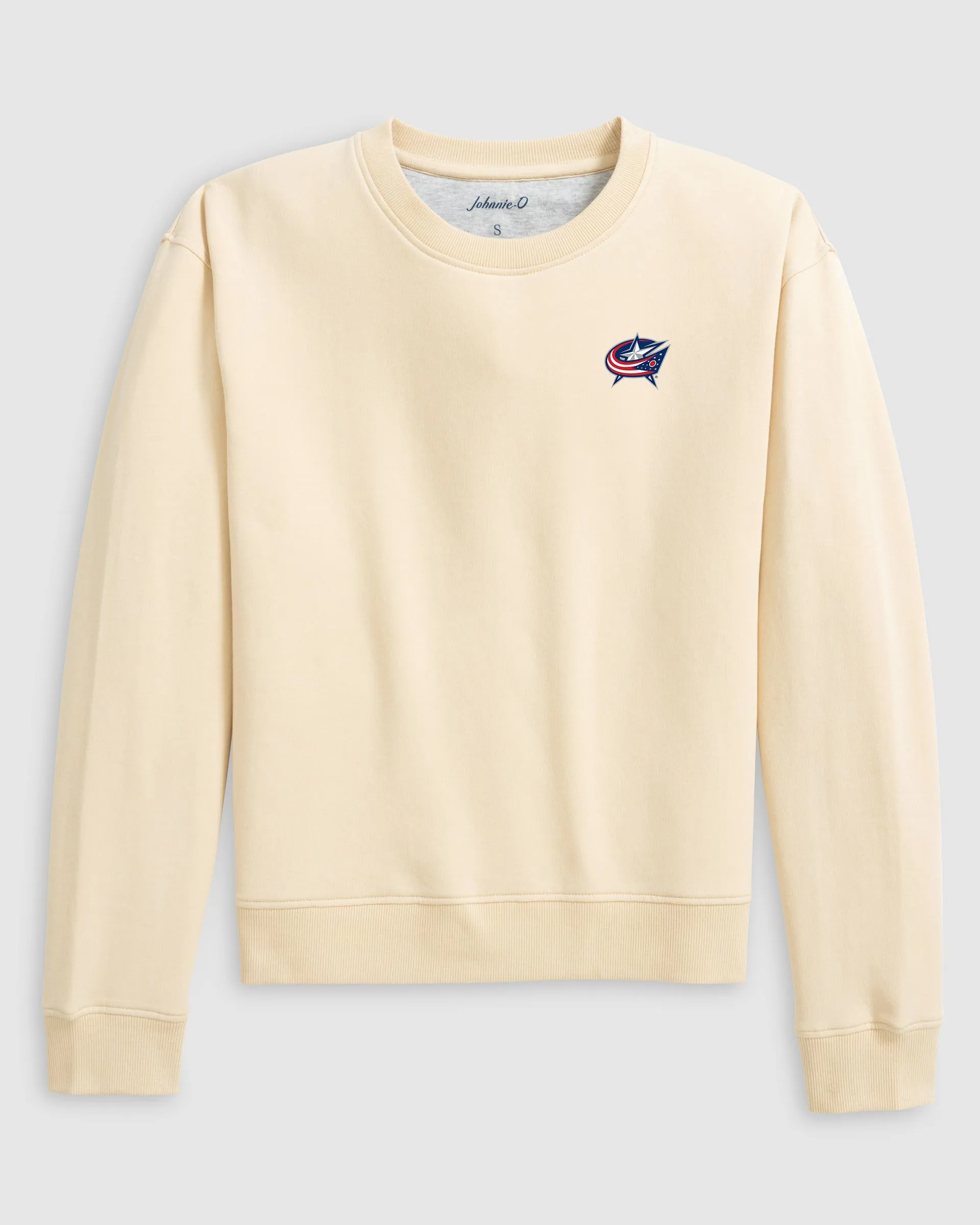 Women's Columbus Blue Jackets Penny Crewneck Sweatshirt sold by Johnnie-O product image thumbnail 3