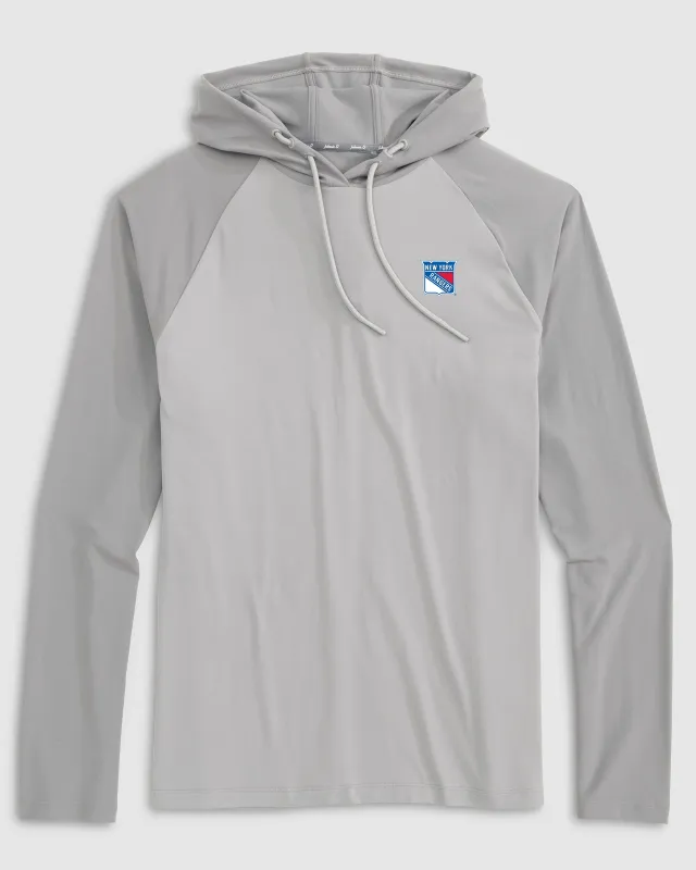New York Rangers Penns Performance Hoodie sold by Johnnie-O
