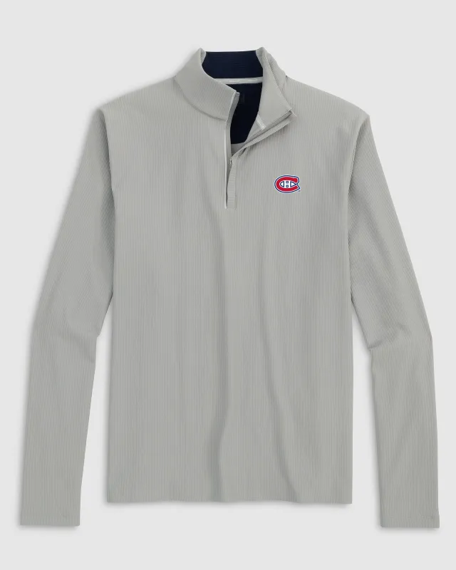Montreal Canadiens Hoppin Performance 1/4 Zip sold by Johnnie-O