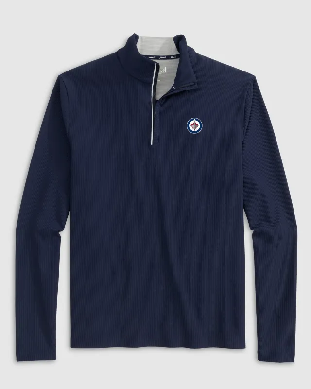 Winnipeg Jets Hoppin Performance 1/4 Zip sold by Johnnie-O