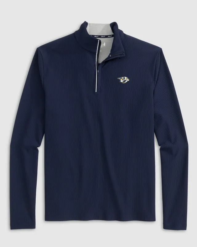 Nashville Predators Hoppin Performance 1/4 Zip sold by Johnnie-O