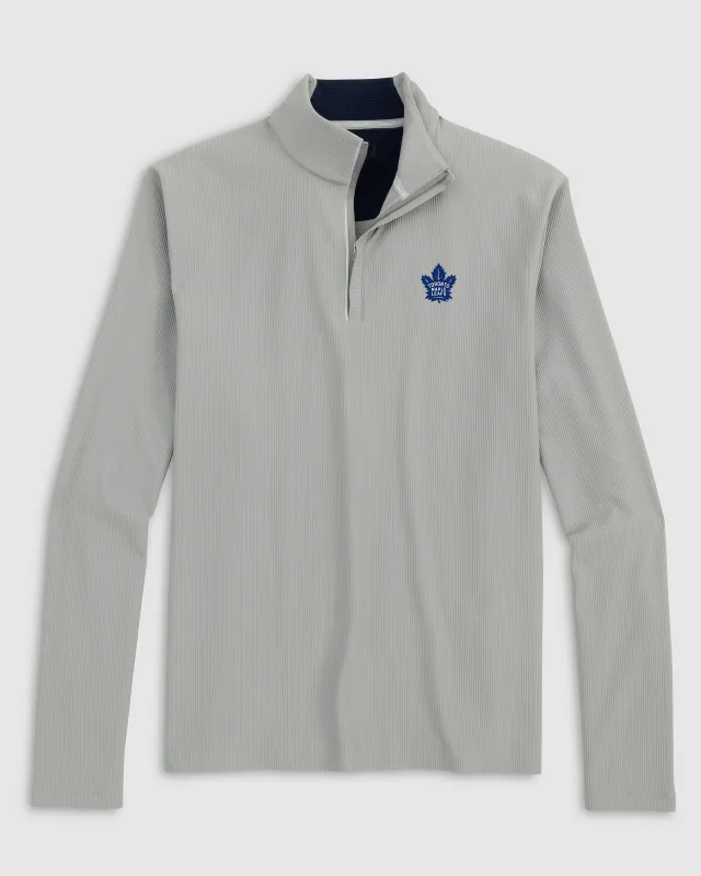 Toronto Maple Leafs Hoppin Performance 1/4 Zip sold by Johnnie-O