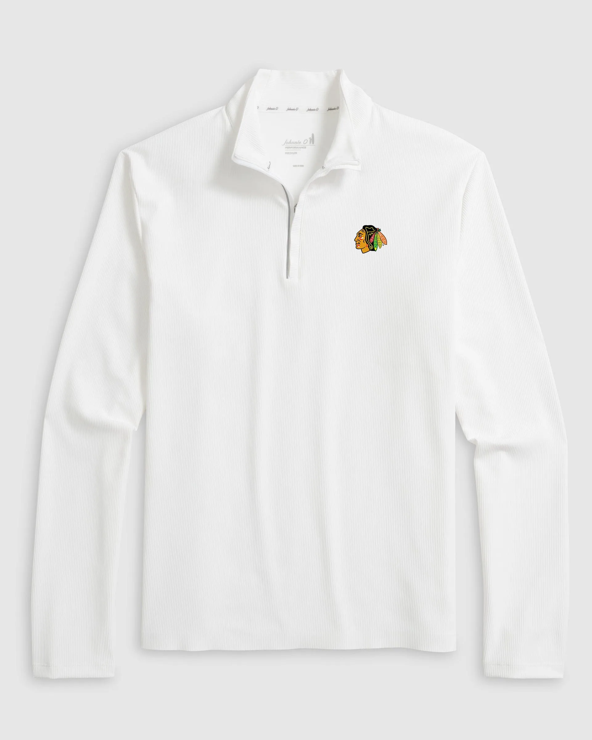 Chicago Blackhawks Hoppin Performance 1/4 Zip sold by Johnnie-O product image thumbnail 2