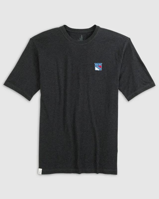 New York Rangers Heathered Spencer T-Shirt sold by Johnnie-O