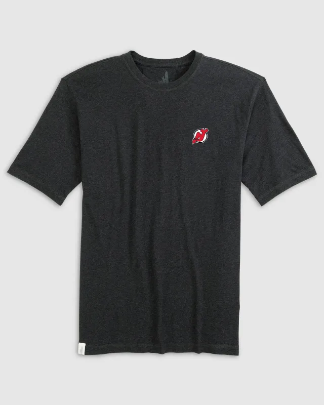 New Jersey Devils Heathered Spencer T-Shirt sold by Johnnie-O