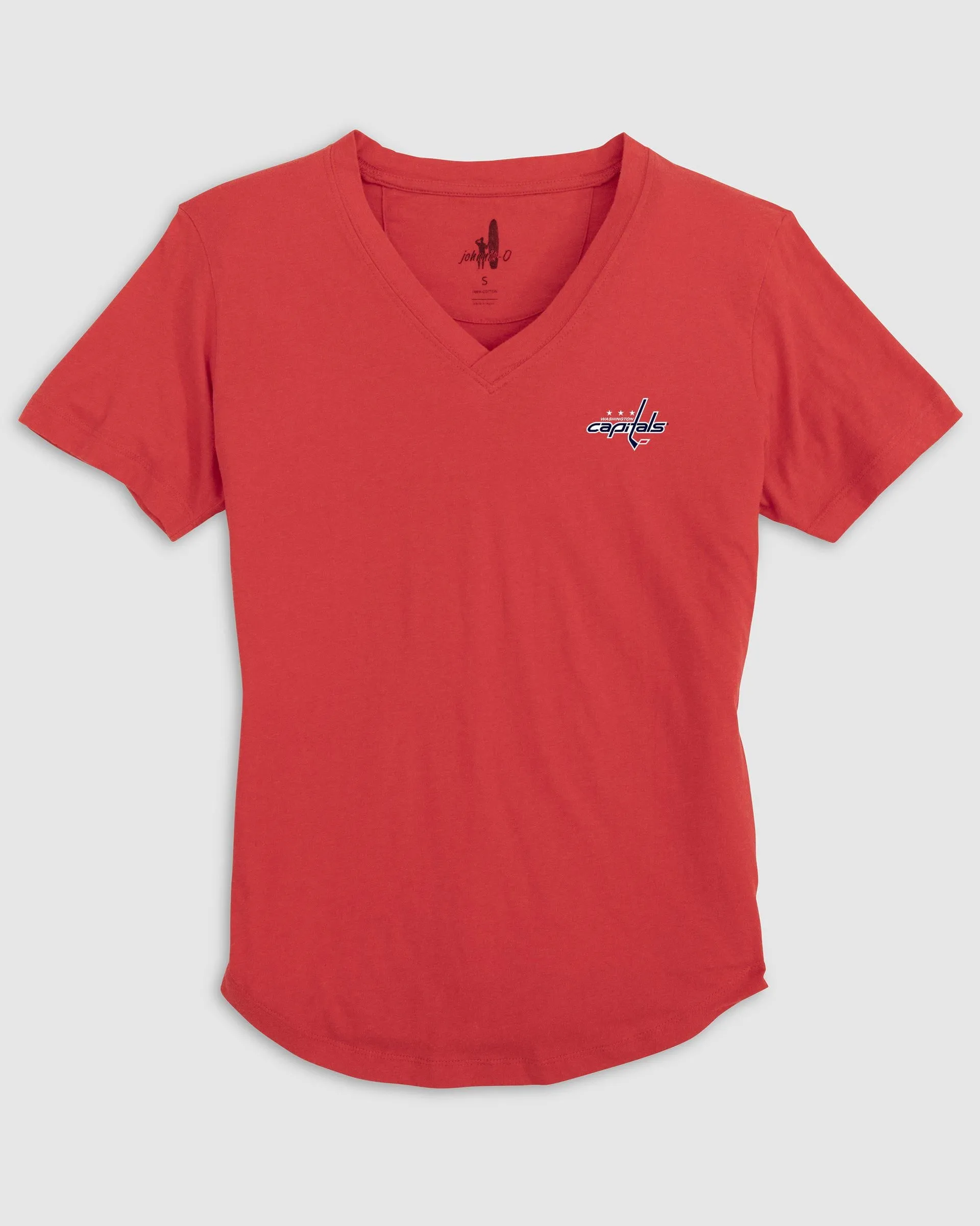 Women's Washington Capitals Merediths V-Neck T-Shirt sold by Johnnie-O product image thumbnail 3