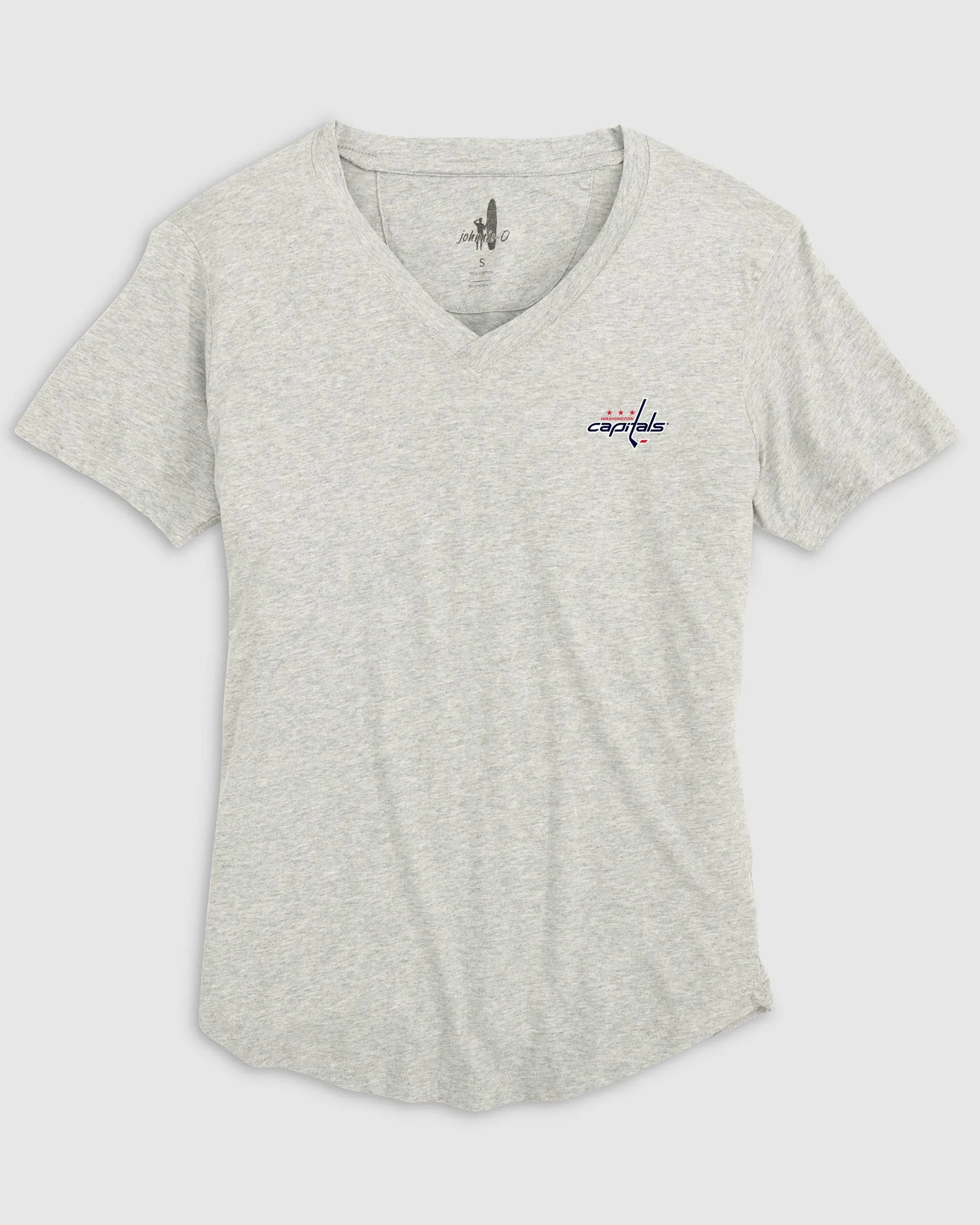 Women's Washington Capitals Merediths V-Neck T-Shirt sold by Johnnie-O