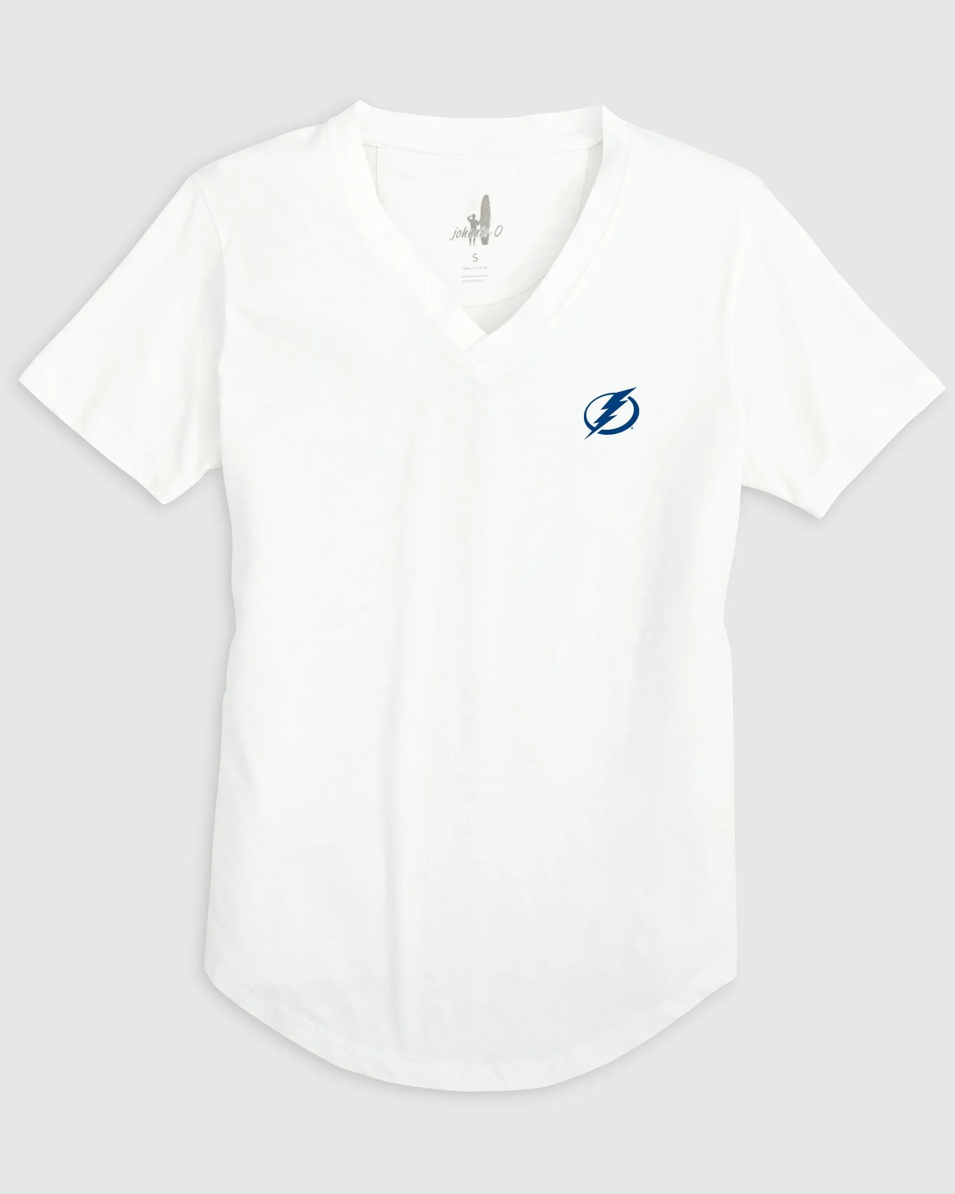 Women's Tampa Bay Lightning Merediths V-Neck T-Shirt sold by Johnnie-O product image thumbnail 3