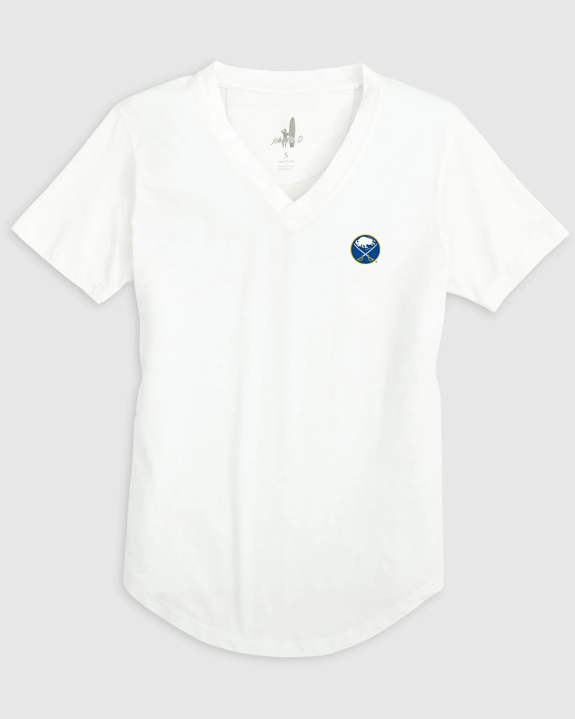 Women's Buffalo Sabres Merediths V-Neck T-Shirt sold by Johnnie-O product image thumbnail 4