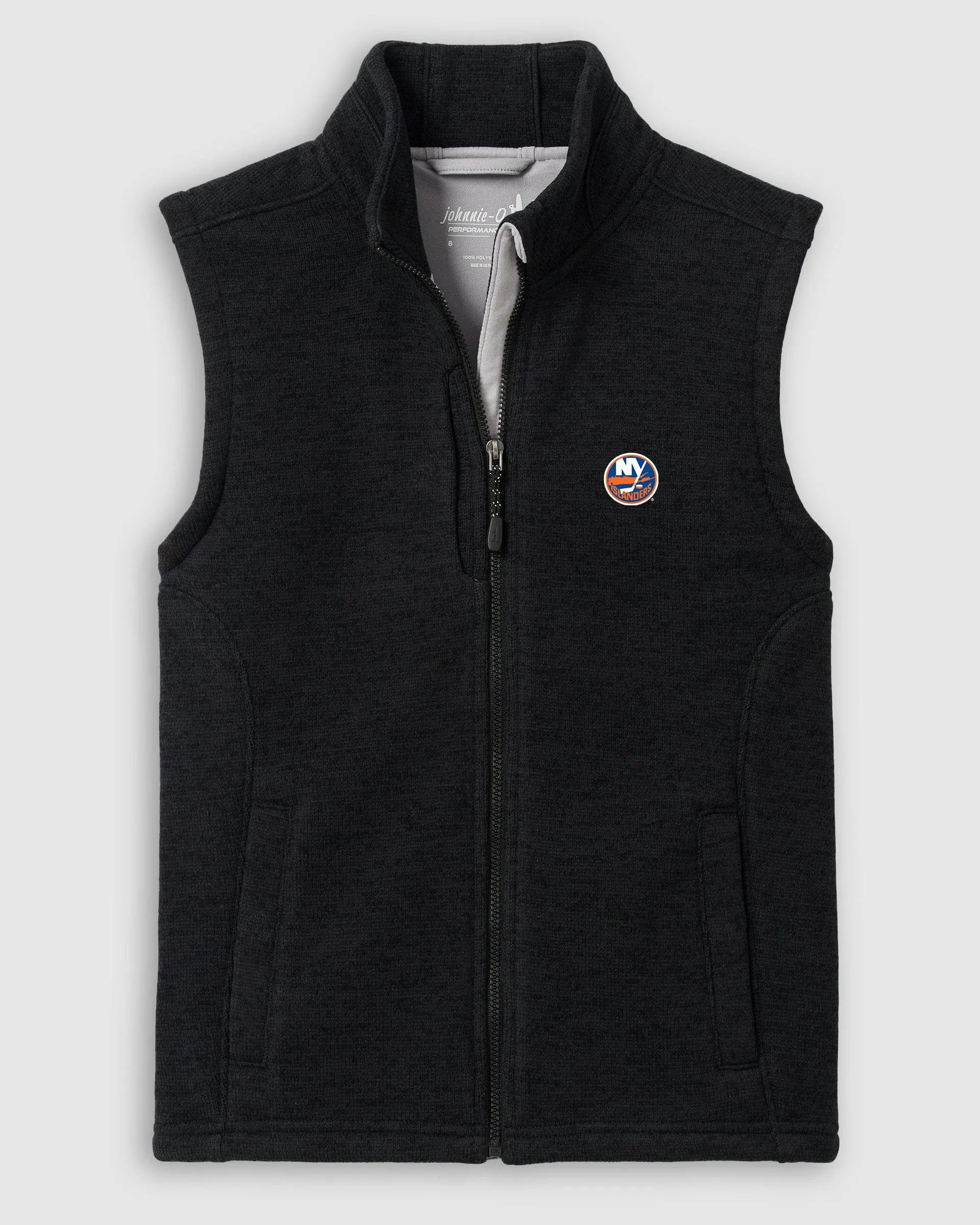 New York Islanders Denalis Jr. Performance Fleece Vest sold by Johnnie-O