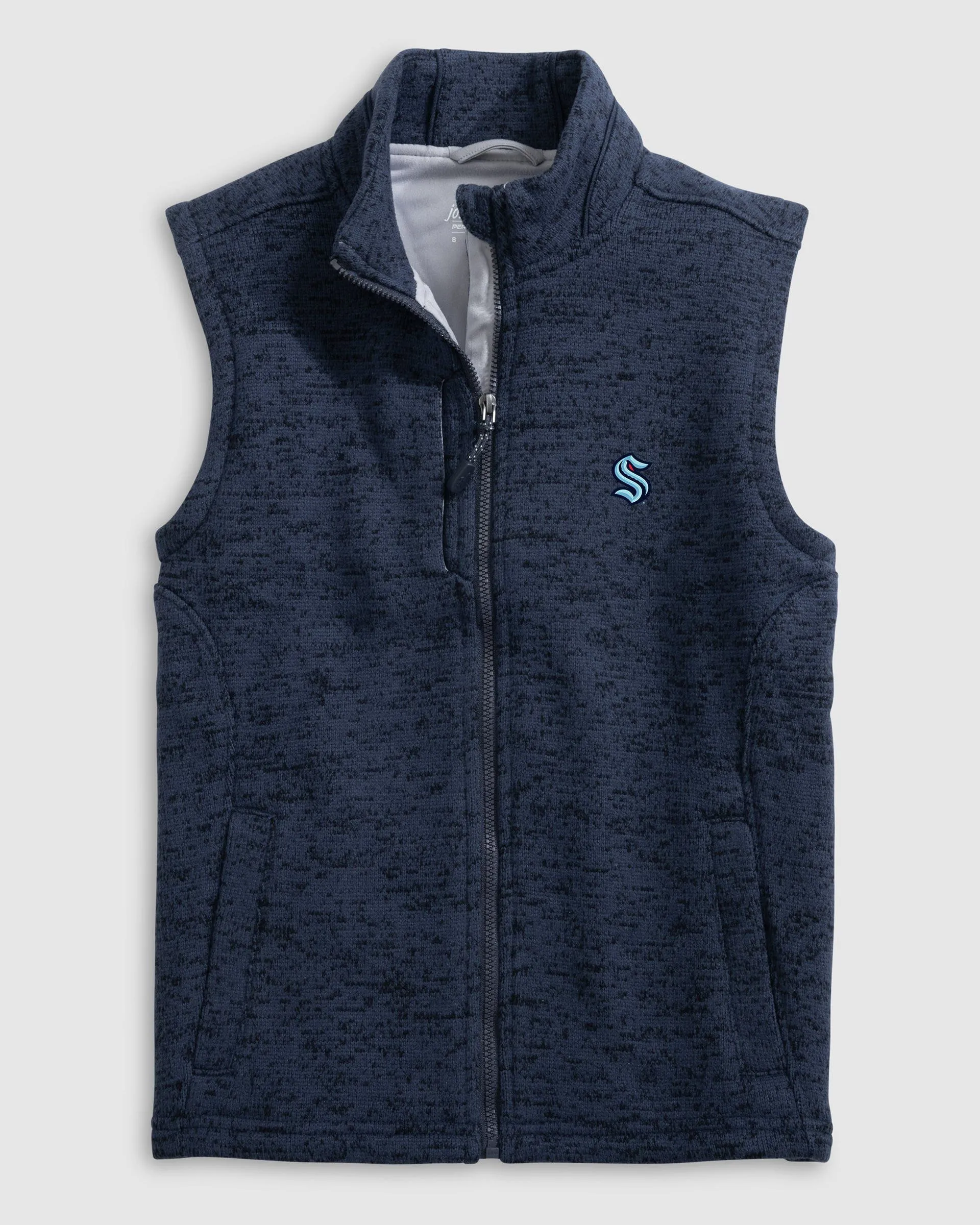 Seattle Kraken Denalis Jr. Performance Fleece Vest sold by Johnnie-O product image thumbnail 3