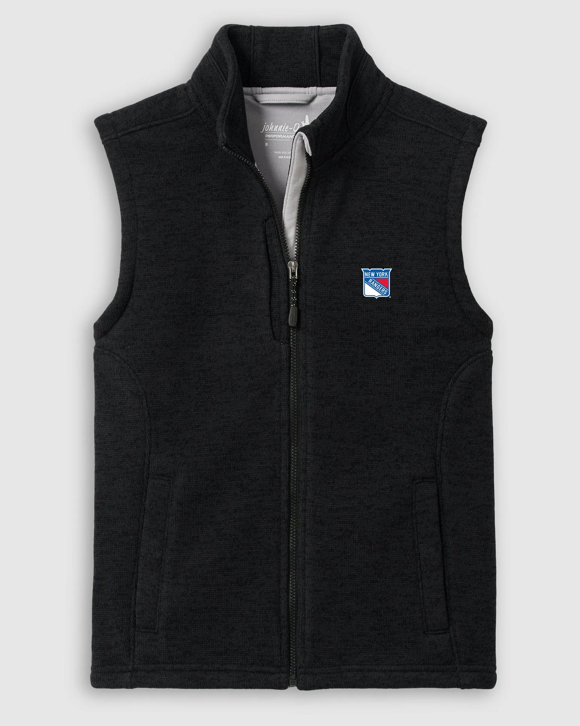 New York Rangers Denalis Jr. Performance Fleece Vest sold by Johnnie-O